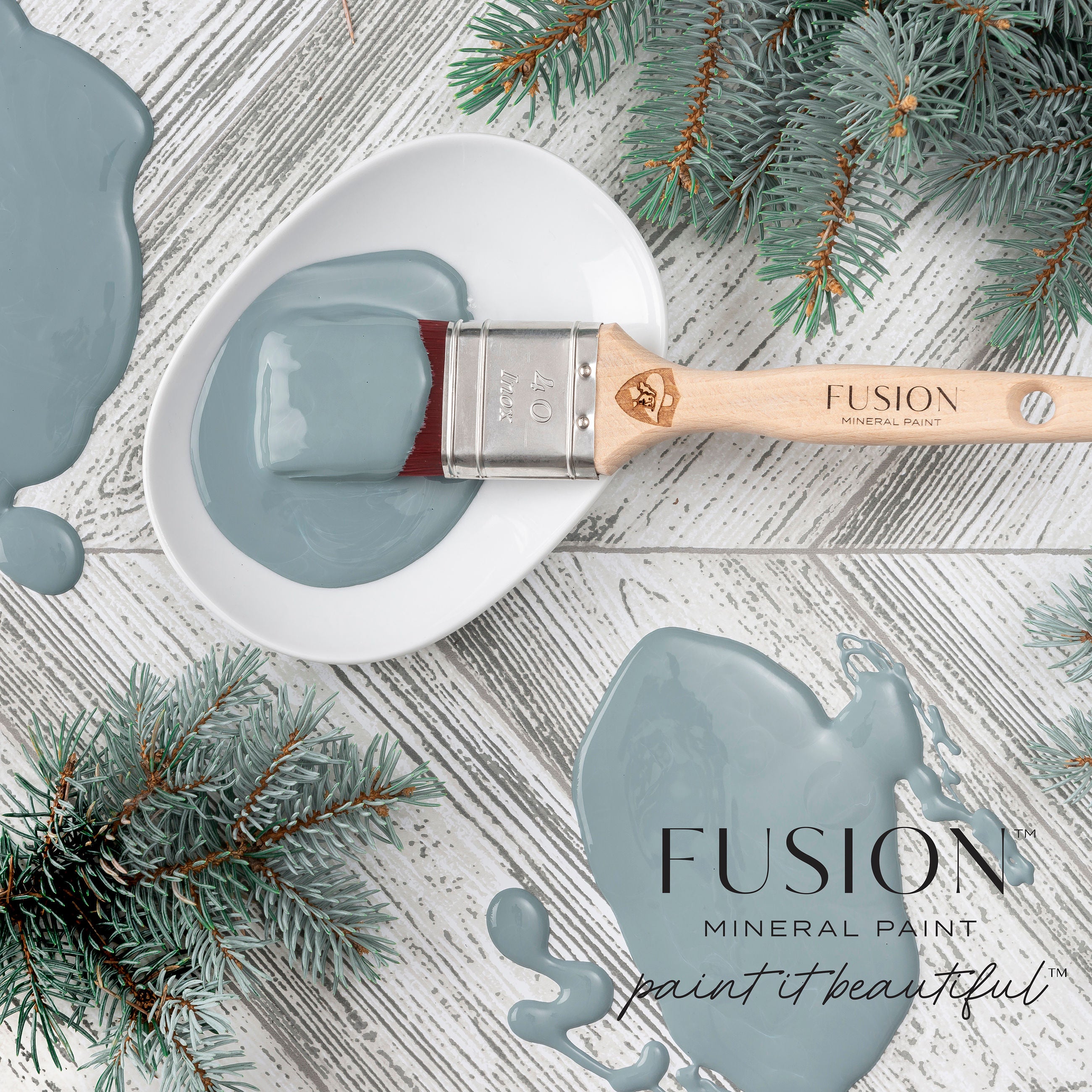 Fusion Mineral Paint Blue Pine