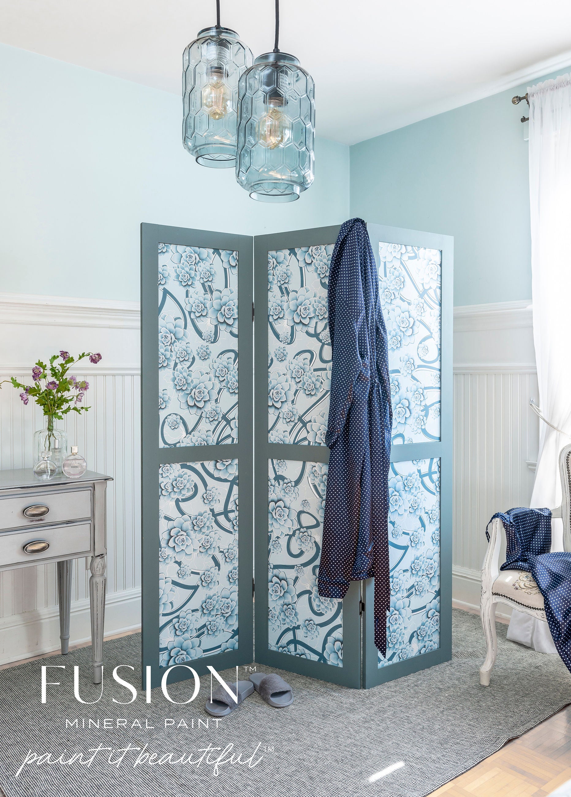Fusion Mineral Paint Blue Pine