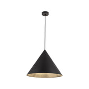 CONO Black Extra Large Modern Minimalist Pendant Light