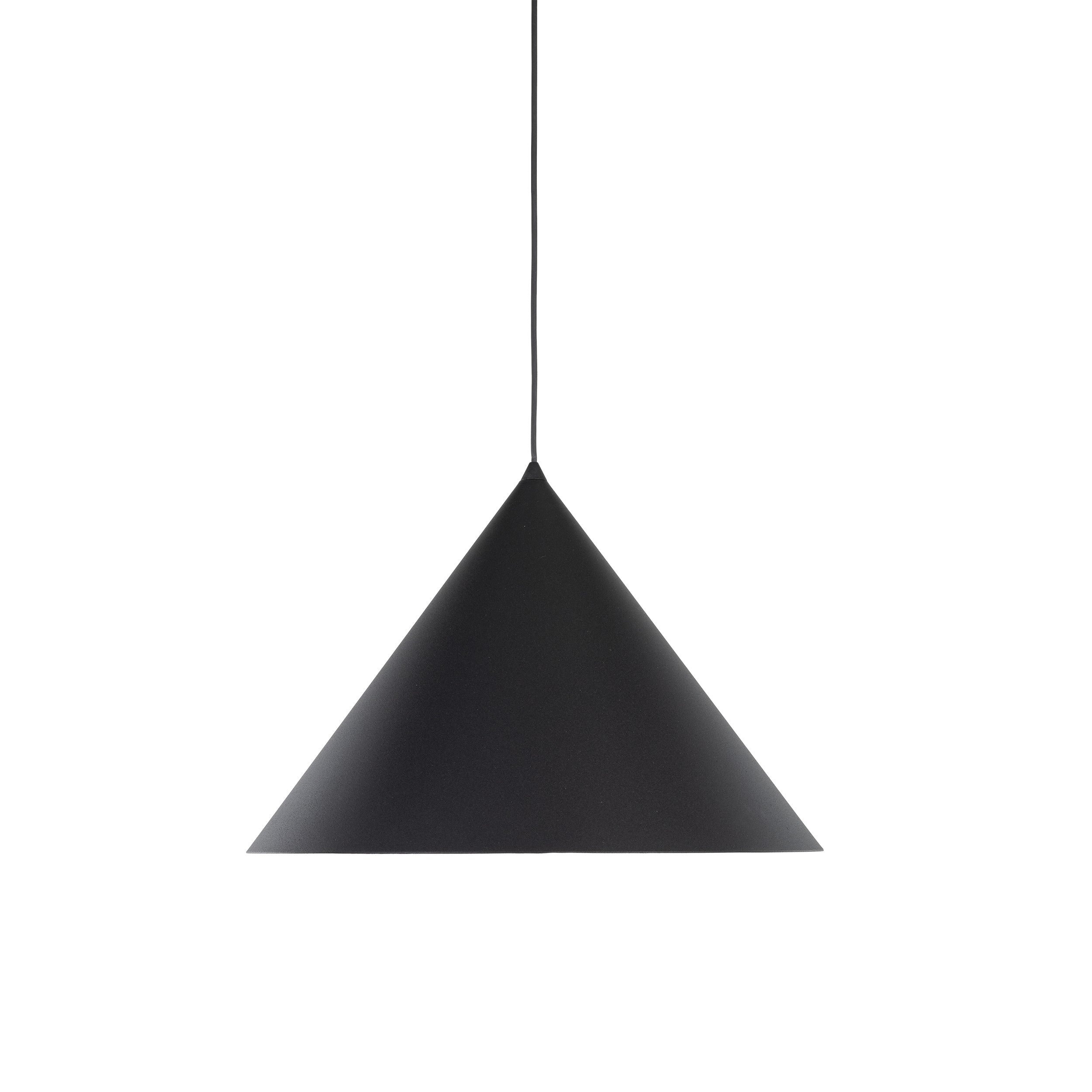 CONO Black Extra Large Modern Minimalist Pendant Light