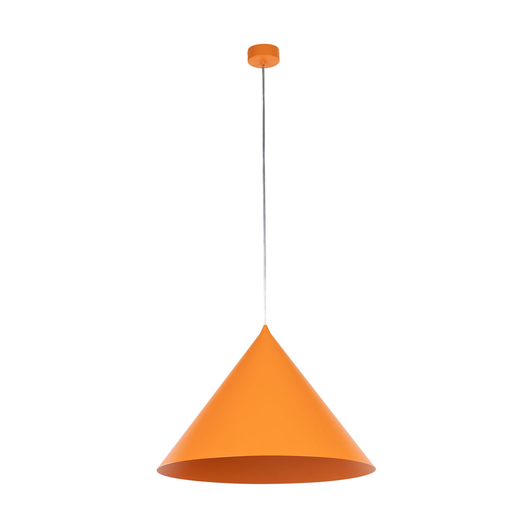 CONO Orange Extra Large Modern Minimalist Pendant Light