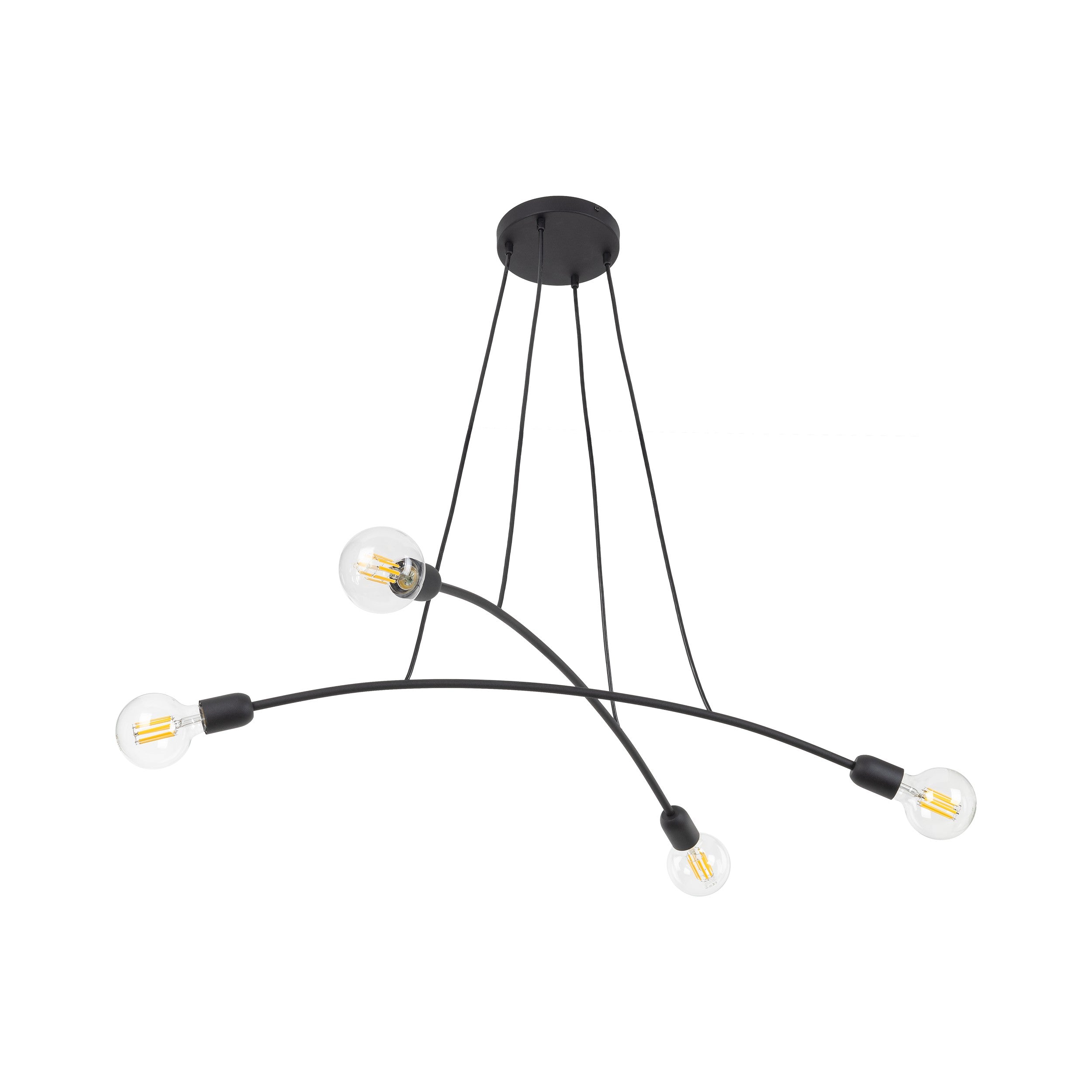 HELIX Black Minimalist Pendant Light 4