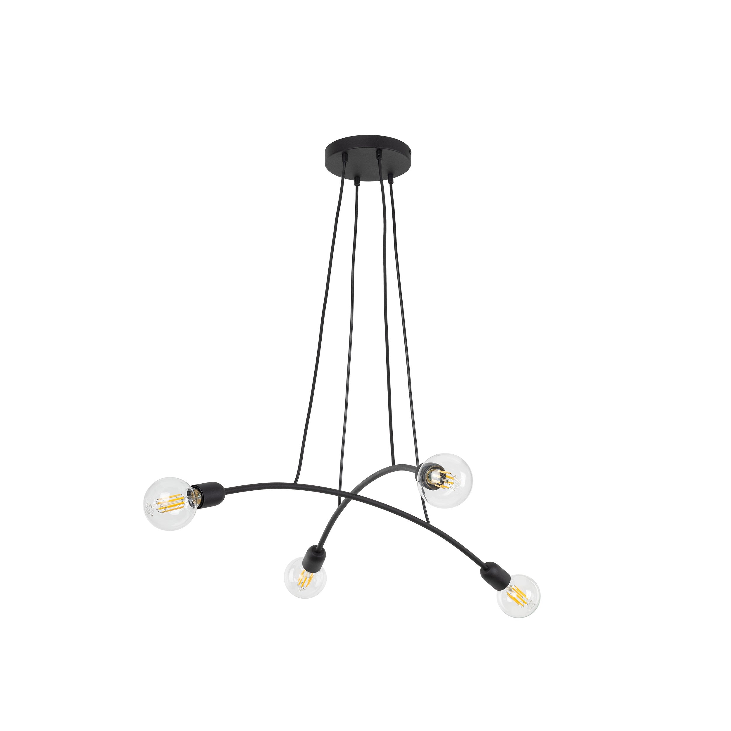 HELIX Black Minimalist Pendant Light 4