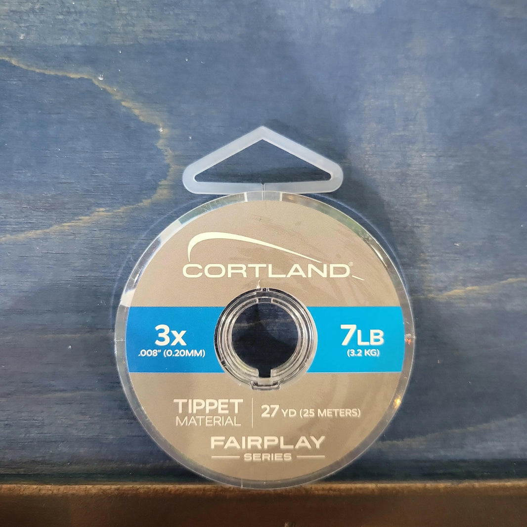 Cortland Fairplay Tippet Material 3x 7lb 27yd