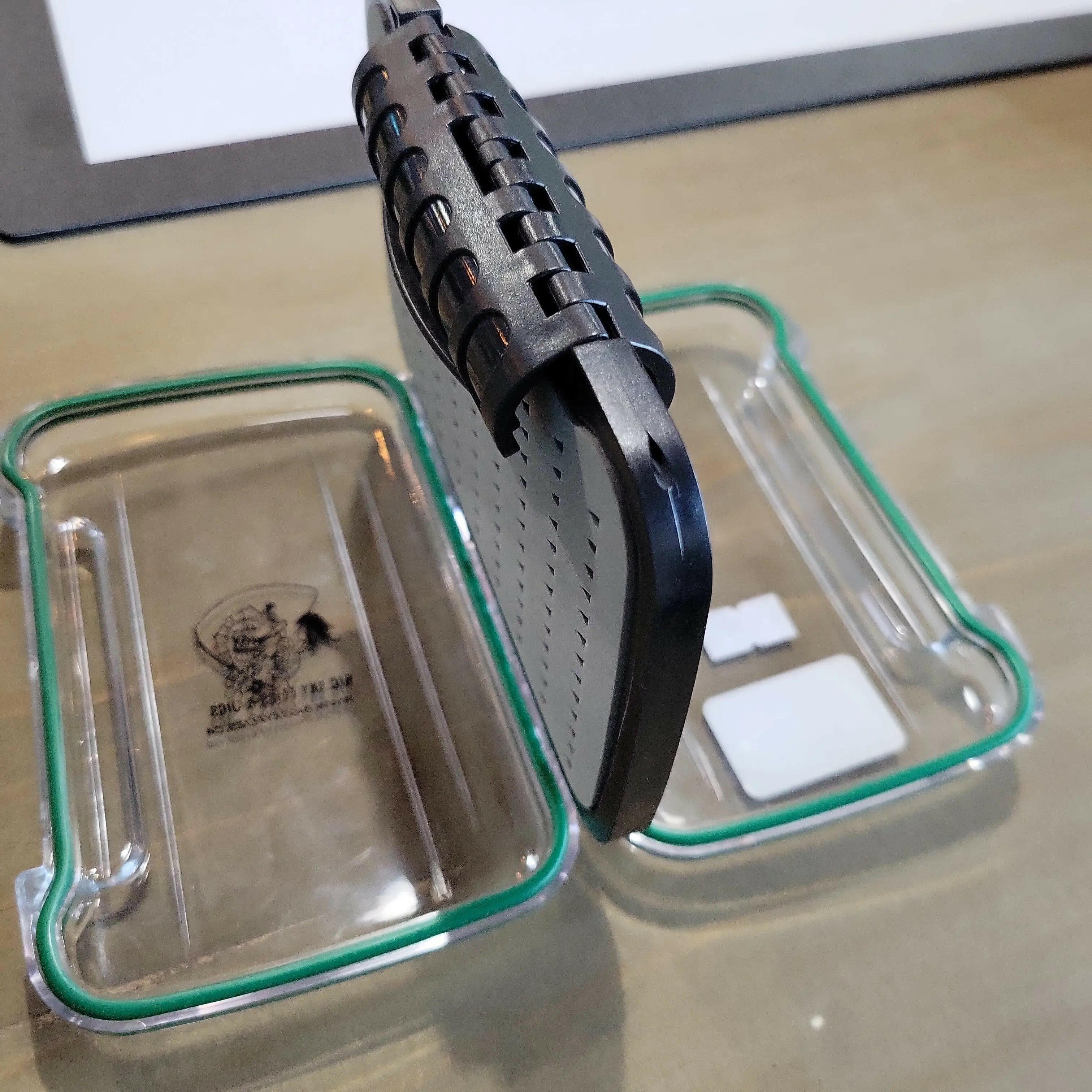 🍁Big Sky Deluxe Med Green Double Sided Jig Case Waterproof