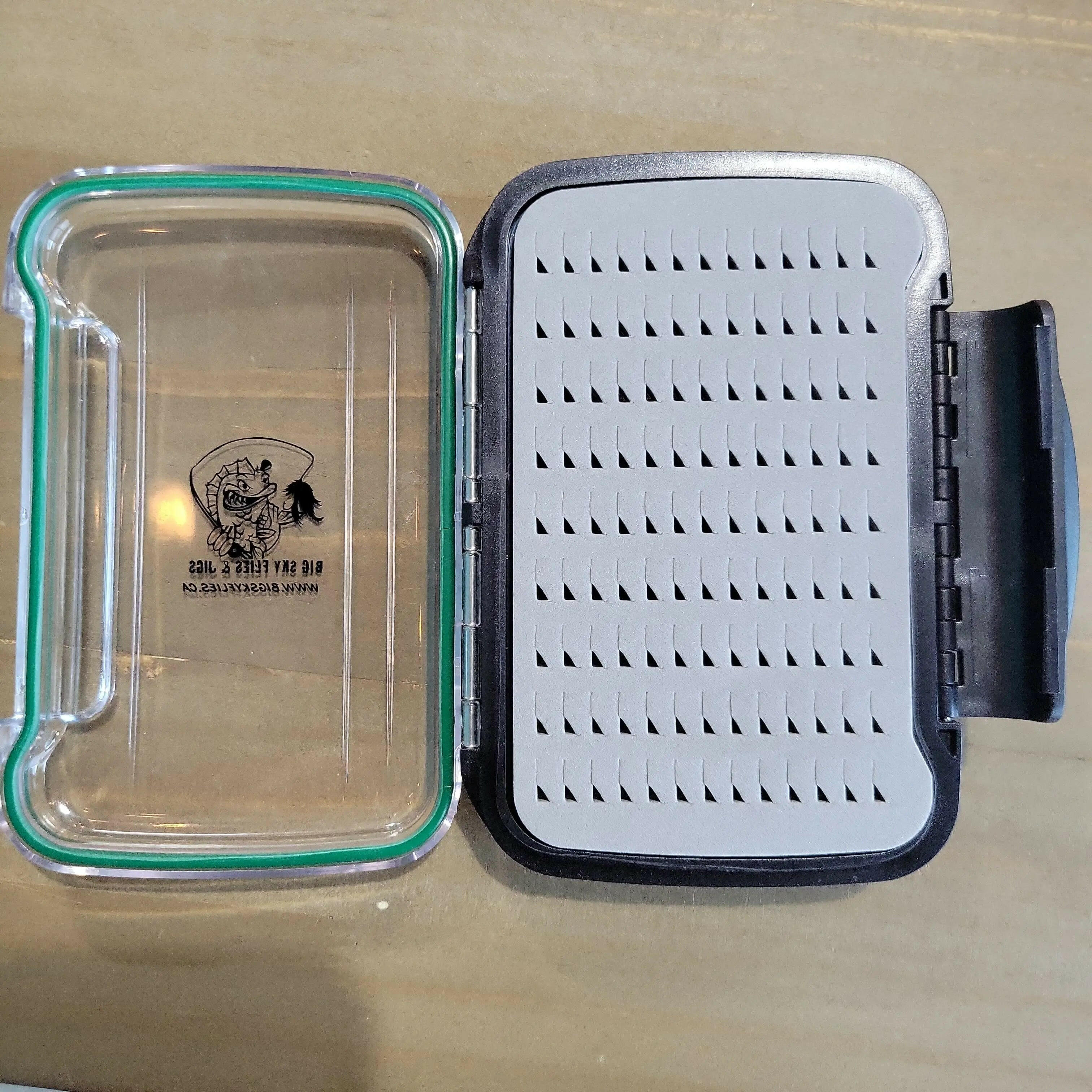 🍁Big Sky Deluxe Med Green Double Sided Jig Case Waterproof