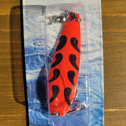 🍁COMPAC Crocodile Lure Orange Black 1/2oz