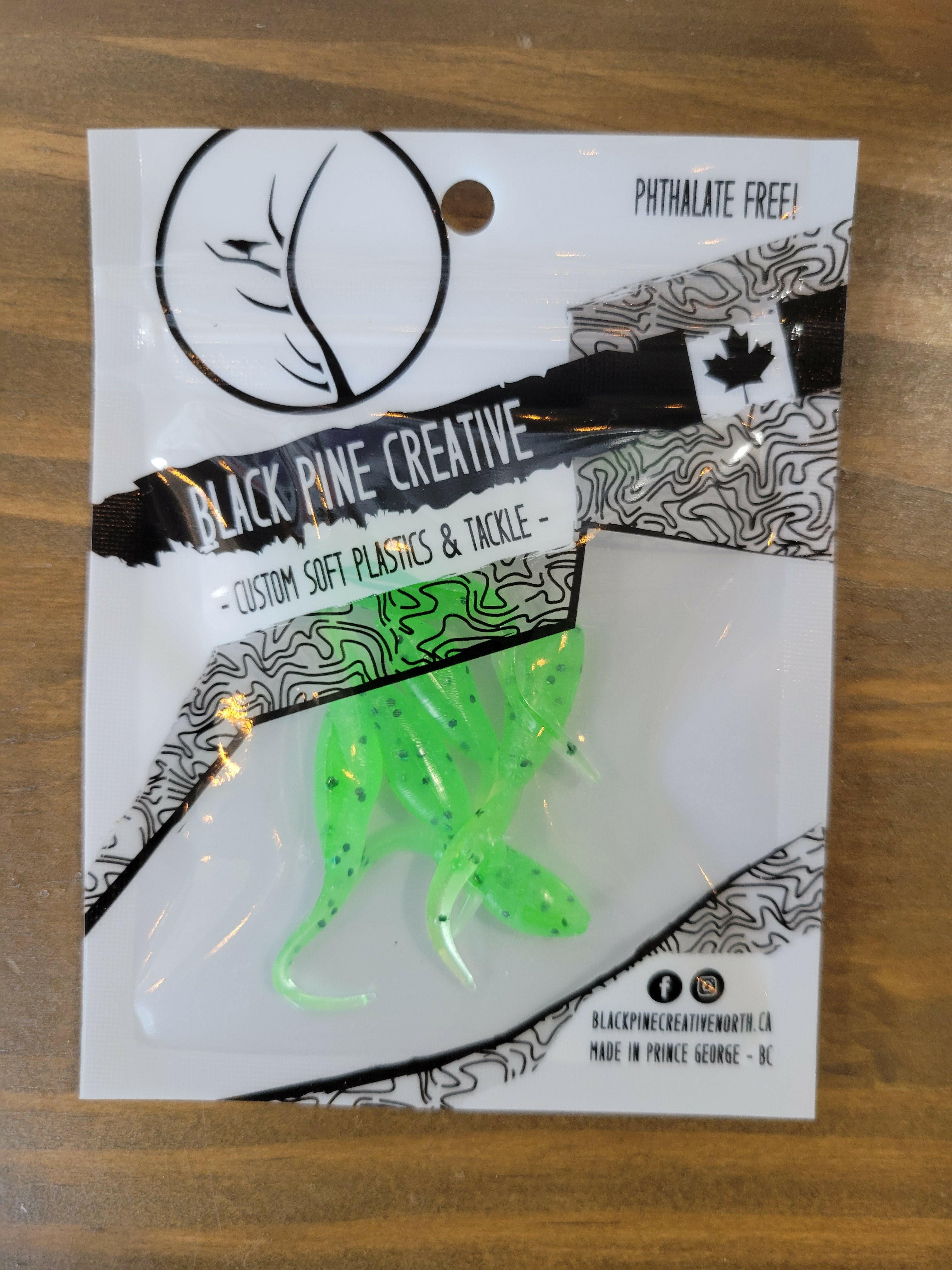 🍁Black Pine Creative 1-1/2" Basic Minnow 6/pk