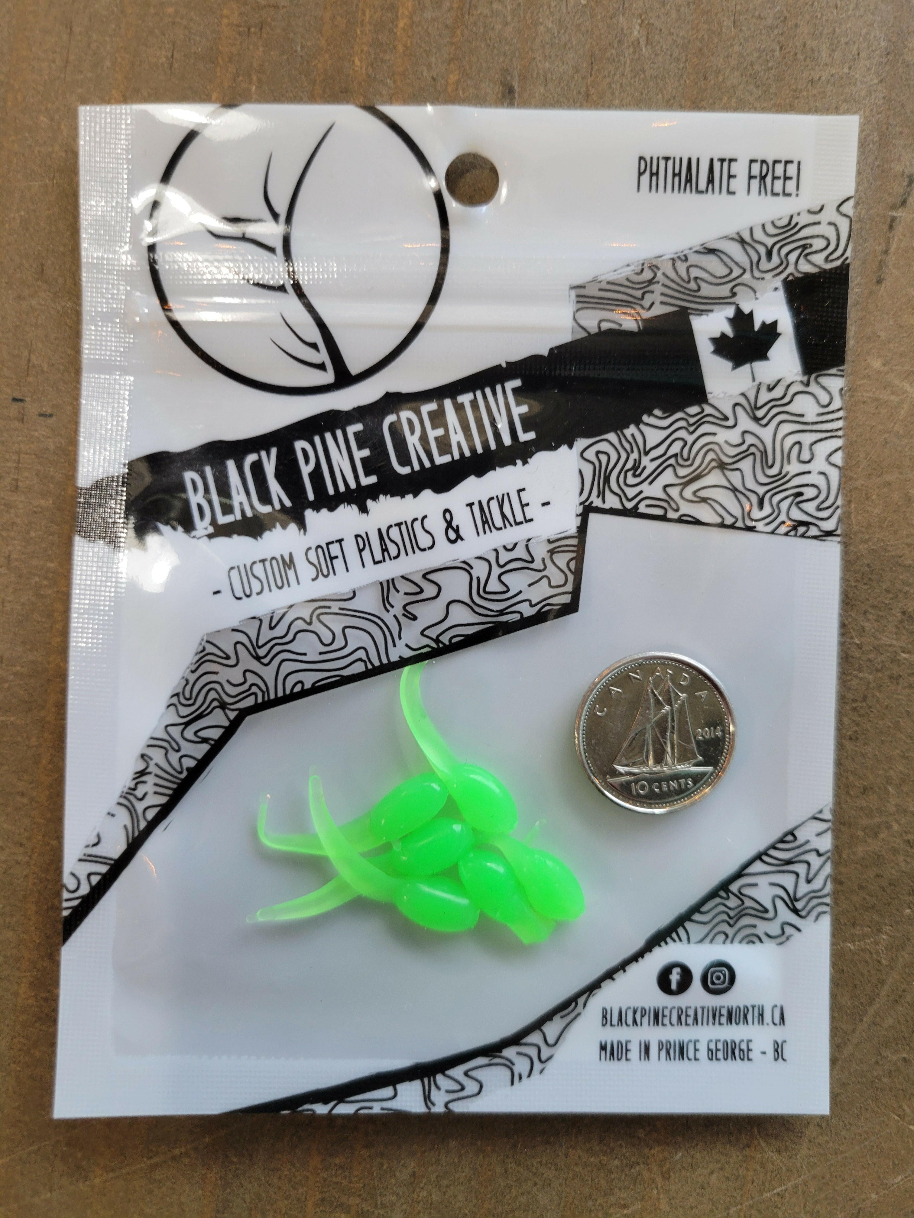 🍁Black Pine Creative 1" MINI Minnow 6/pk