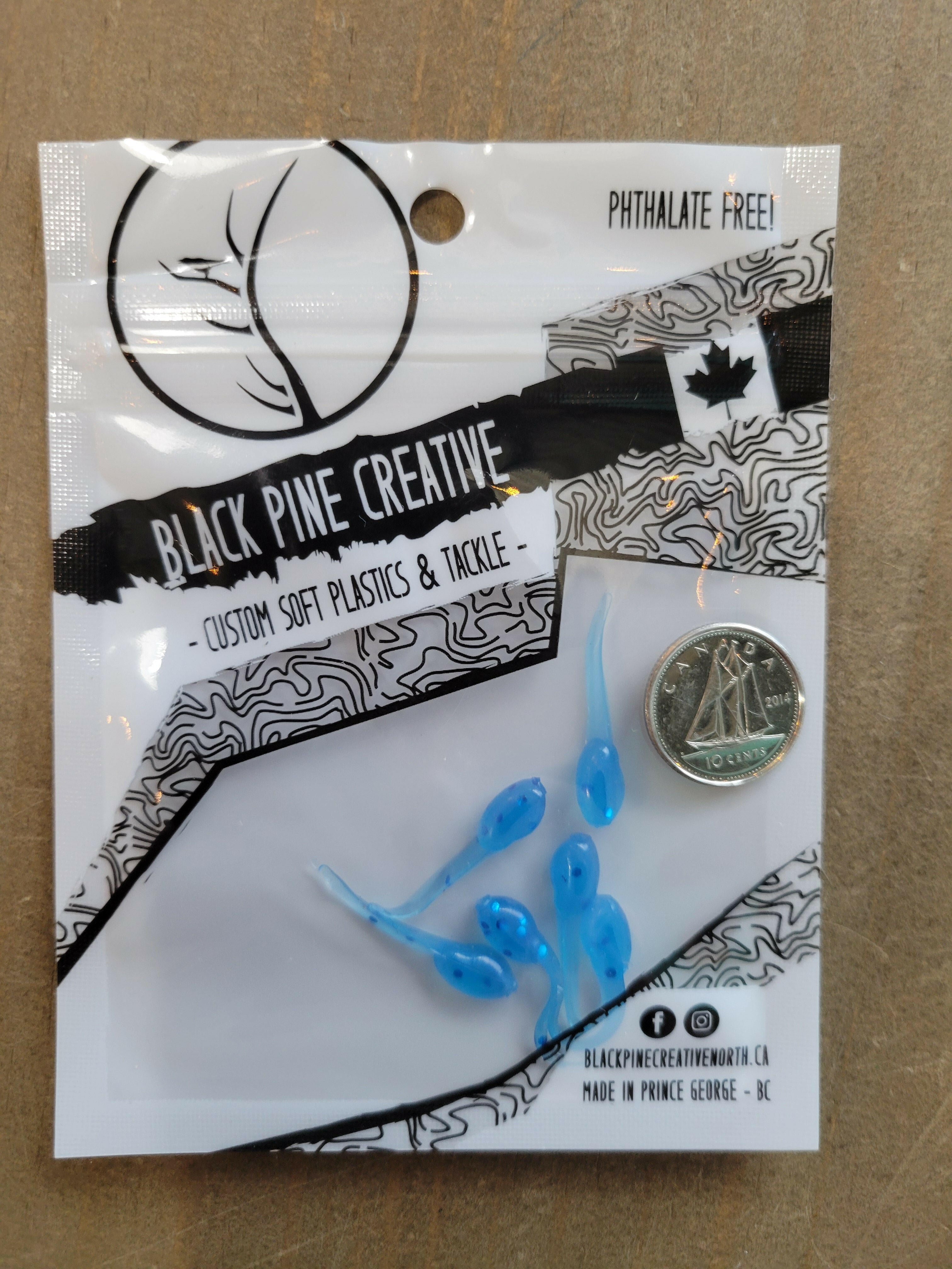 🍁Black Pine Creative 1" MINI Minnow 6/pk