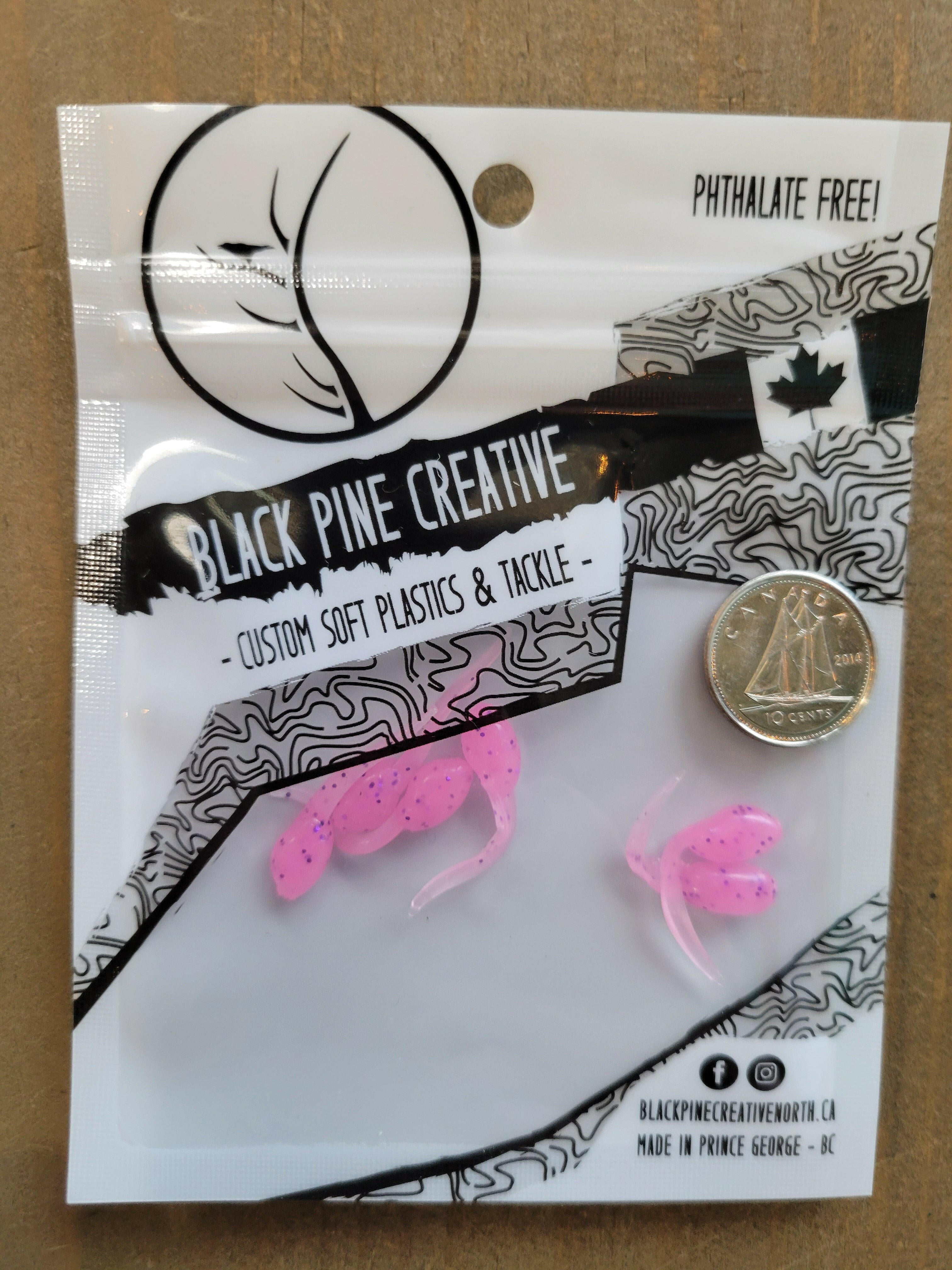 🍁Black Pine Creative 1" MINI Minnow 6/pk