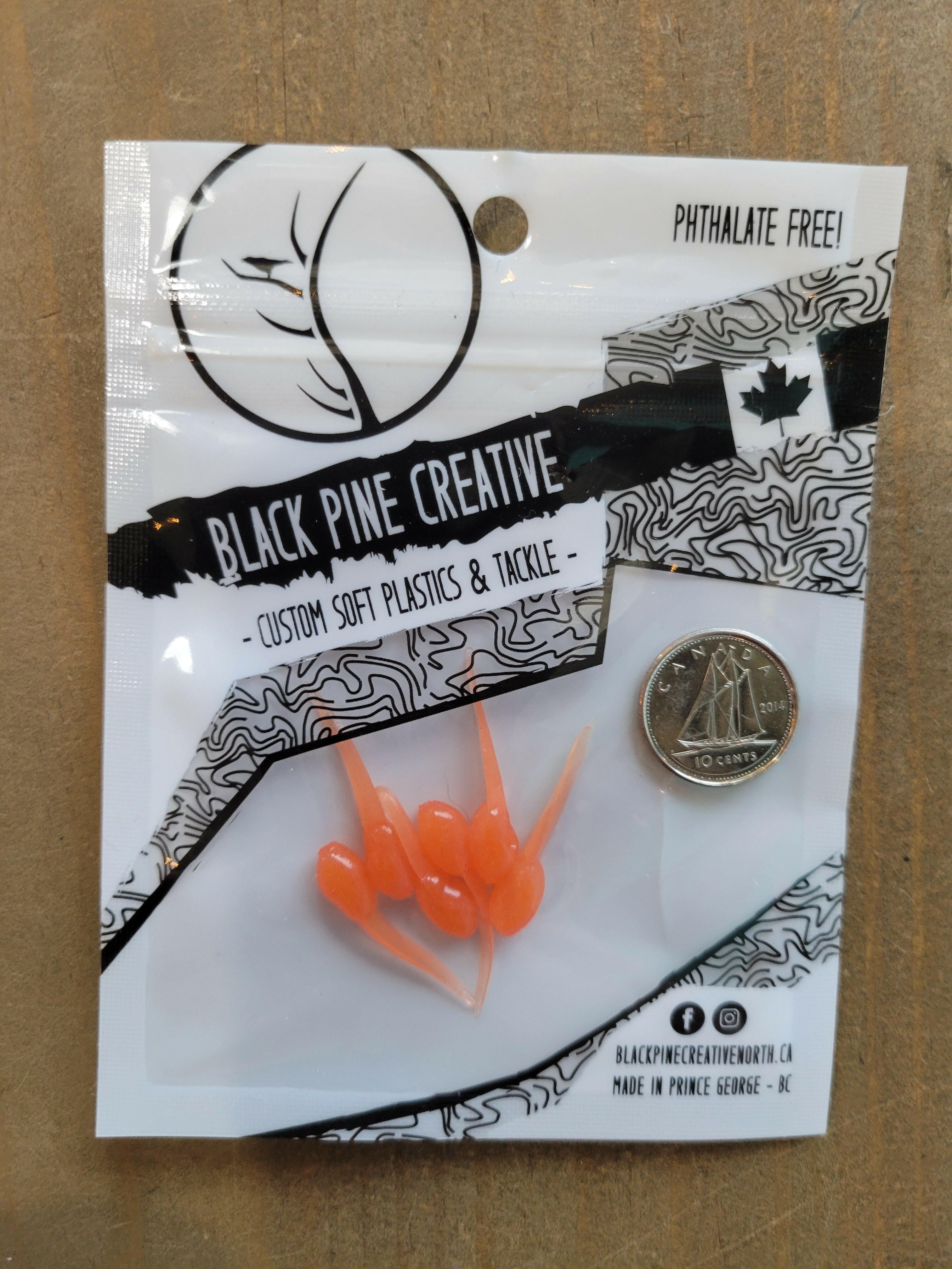 🍁Black Pine Creative 1" MINI Minnow 6/pk
