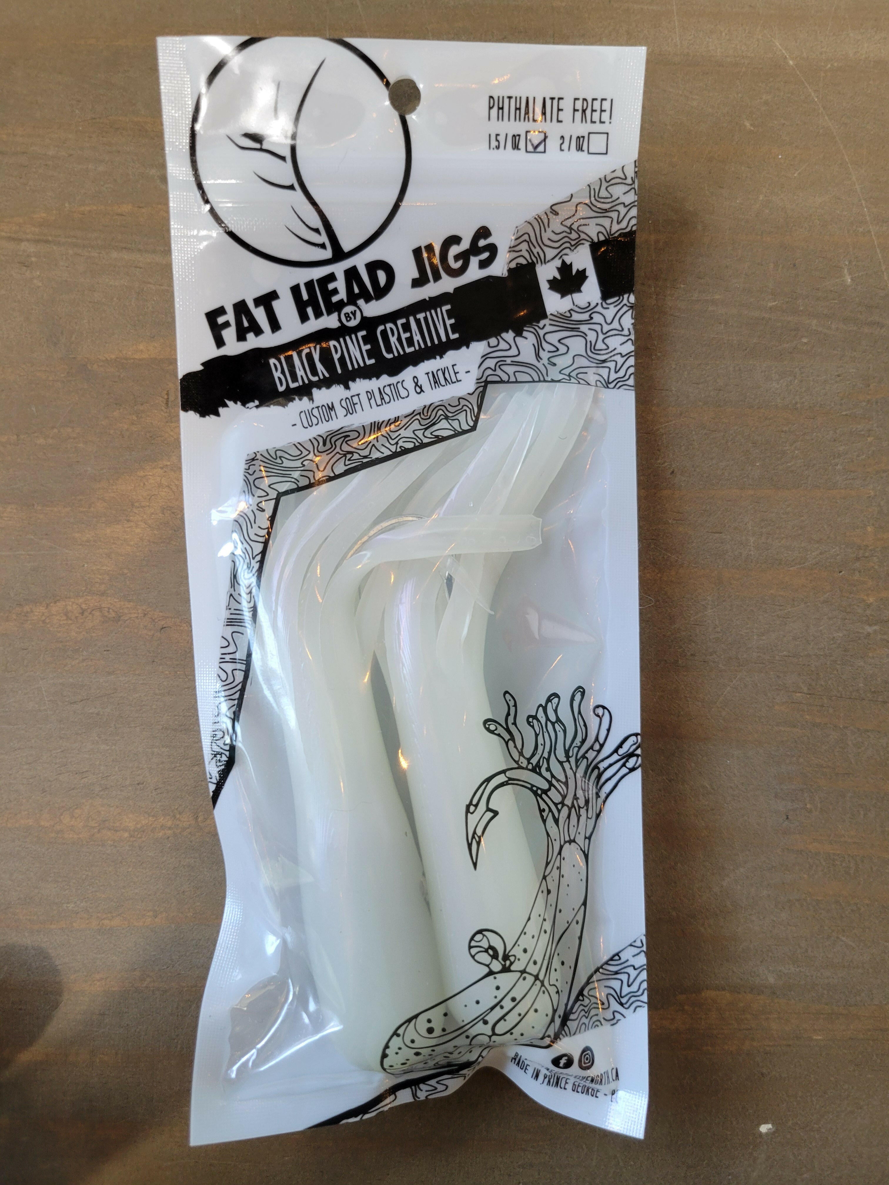 🍁Black Pine 5" 1.5oz Tube Jigs 2/pk