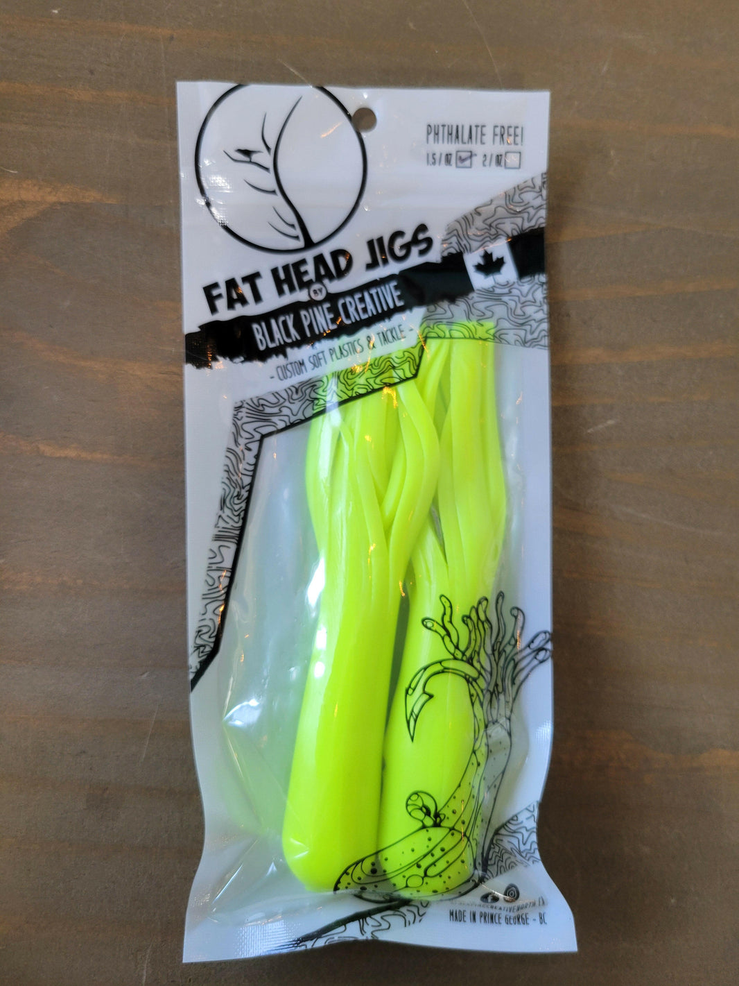 šBlack Pine 5" 1.5oz Tube Jigs 2/pk