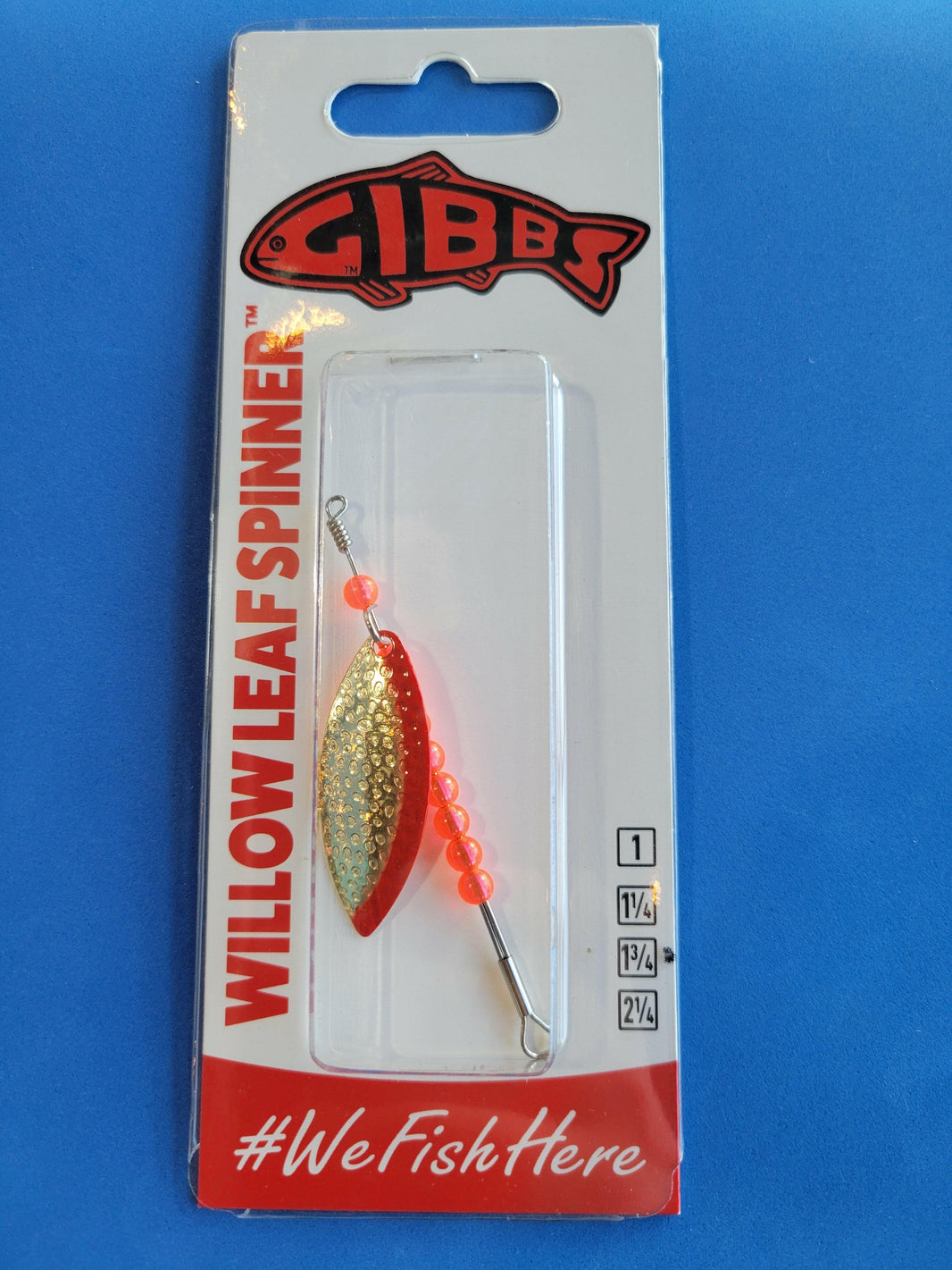ðGibbs Willow Leaf In-Line Spinners