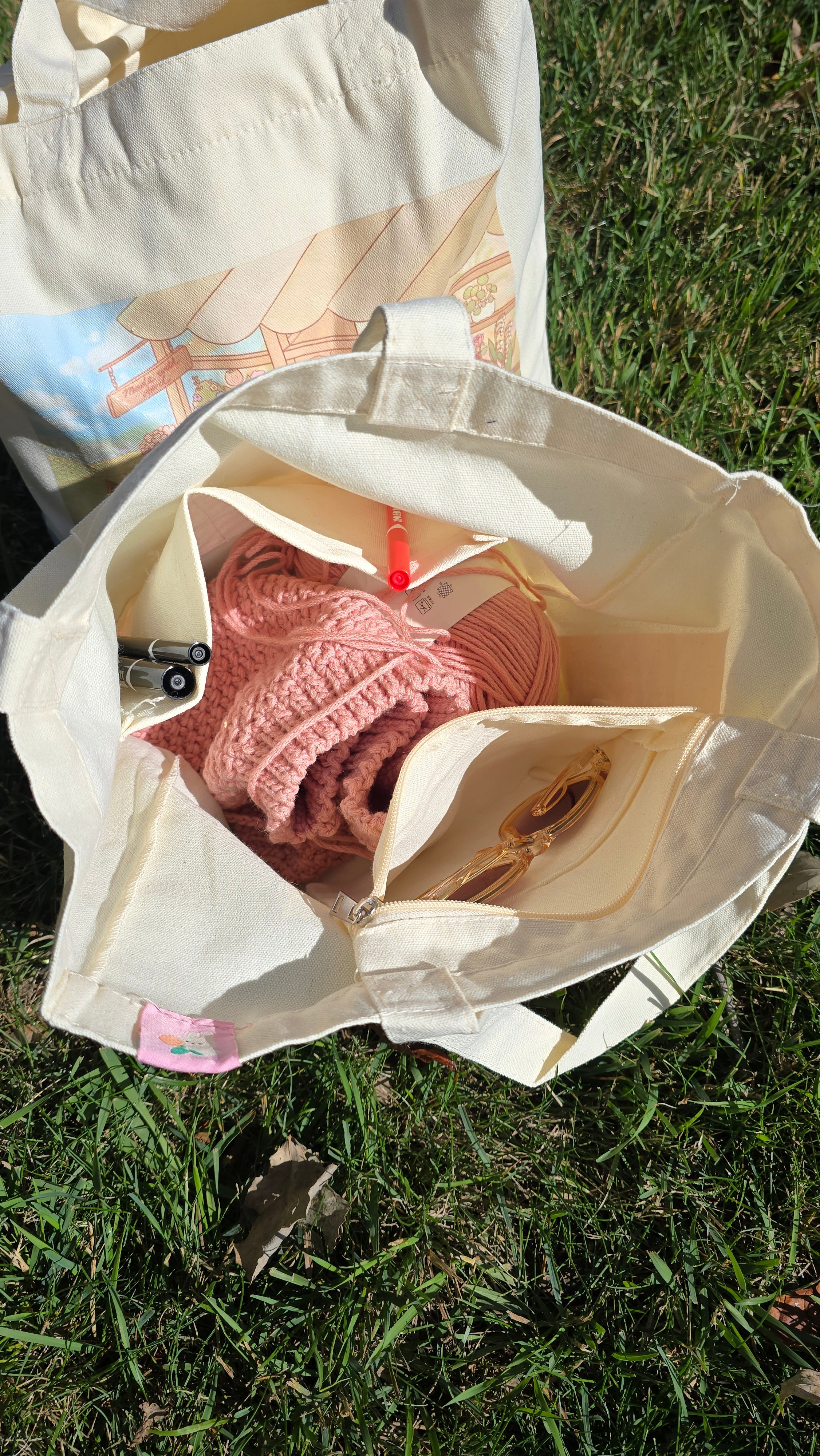 Puppy Flower Shop Tote Bag