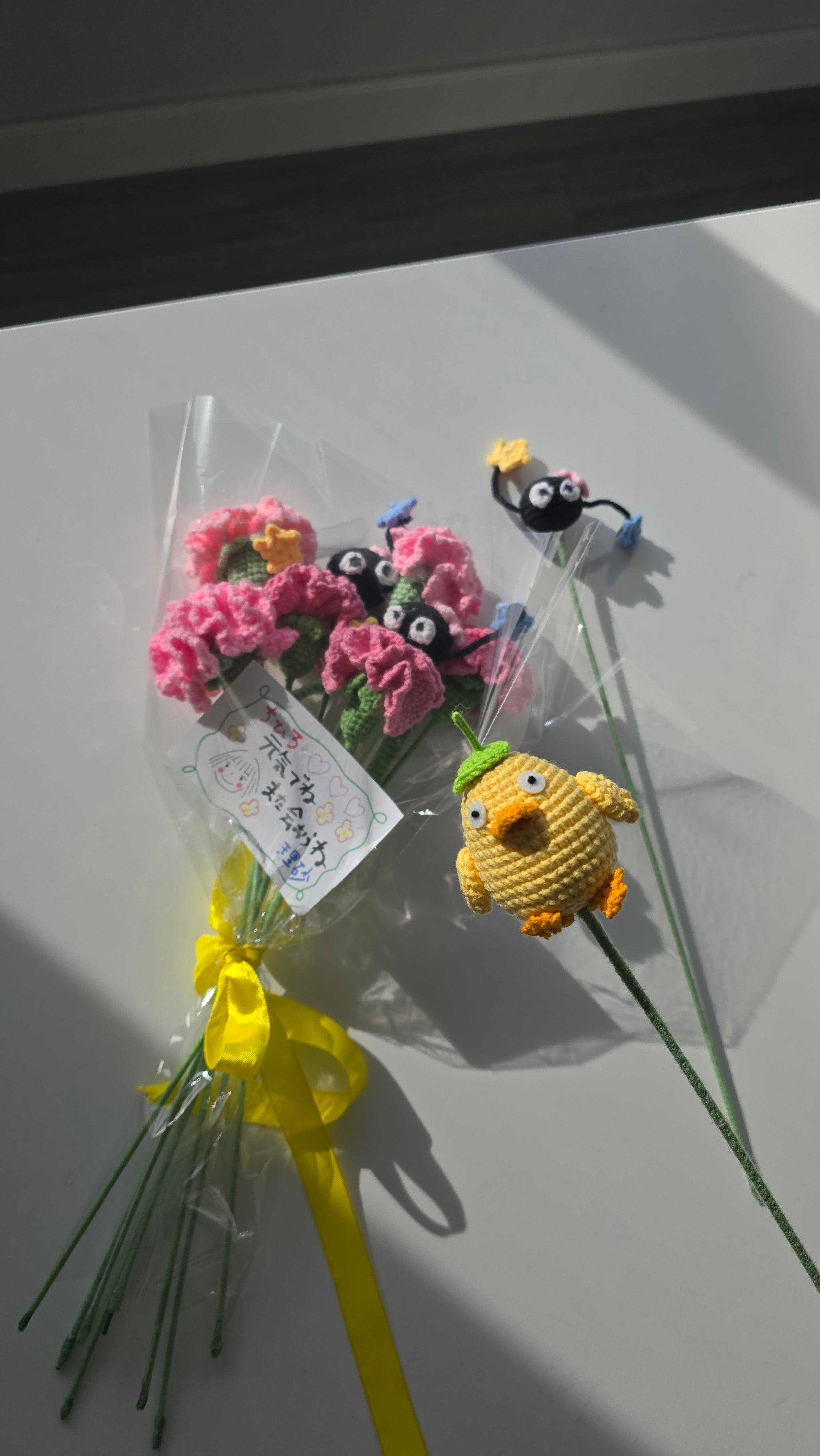 Flower Friends: Totoro, Duck Spirits, Soot Sprites, and Bunnies