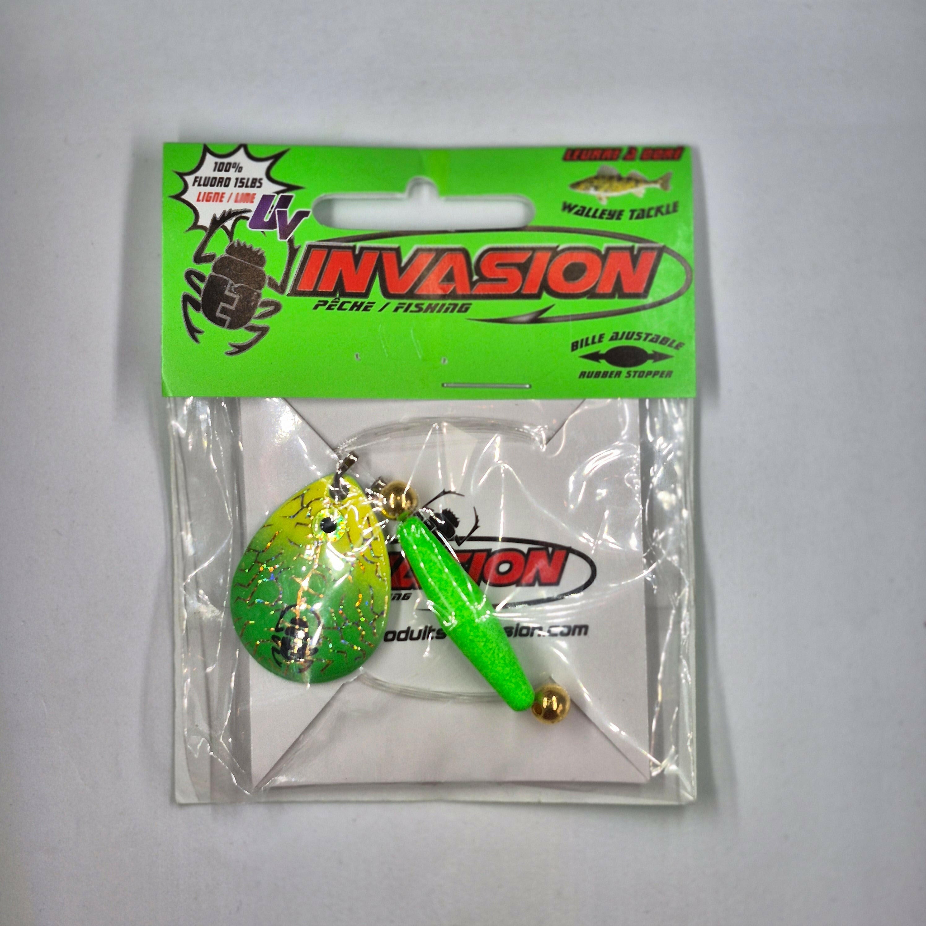 🍁Invasion Colorado Blade Adjustable Harness w/Octopus Hooks & Floater