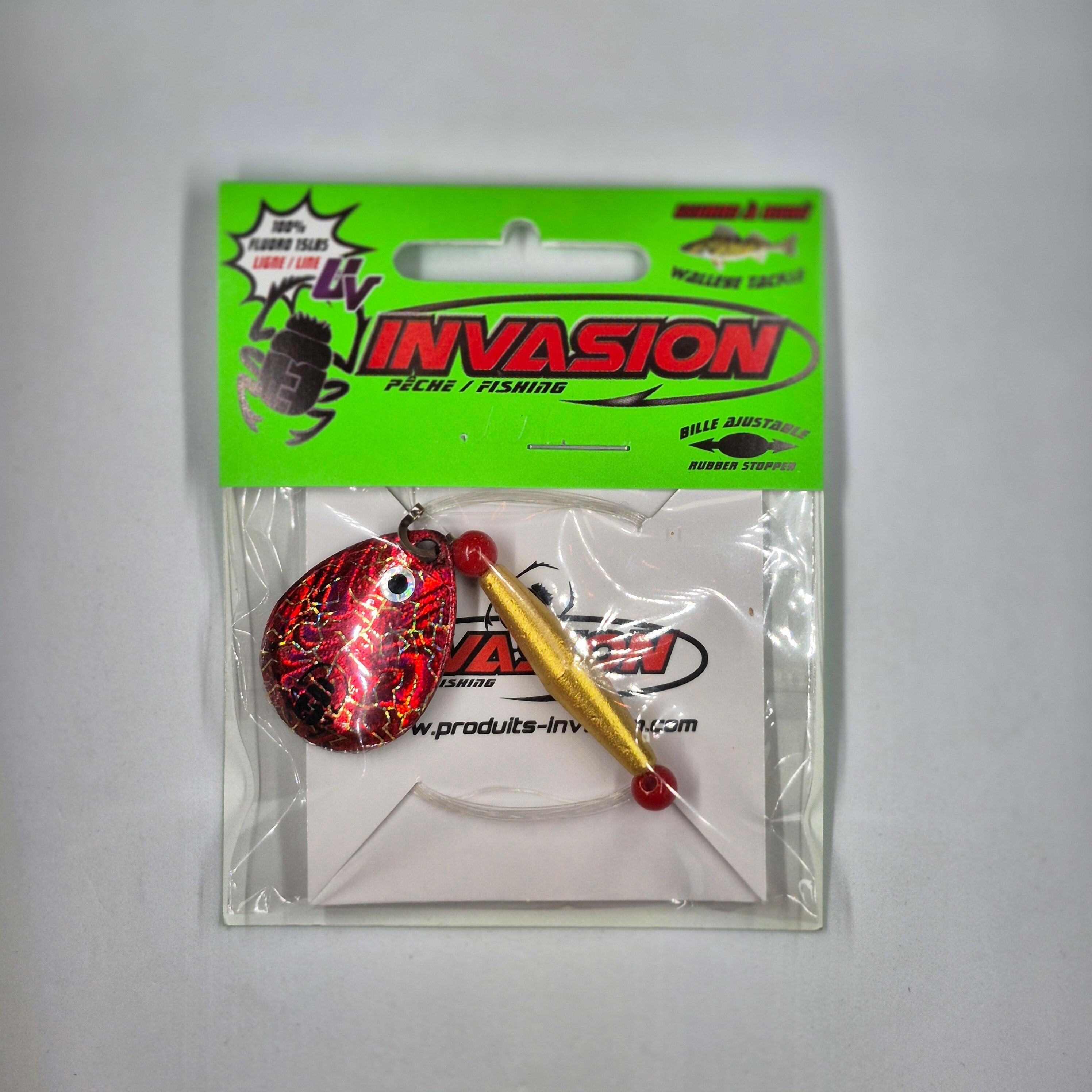 🍁Invasion Colorado Blade Adjustable Harness w/Octopus Hooks & Floater