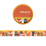 Girl of All Work - Forest Animals Washi Tape - Art Noise