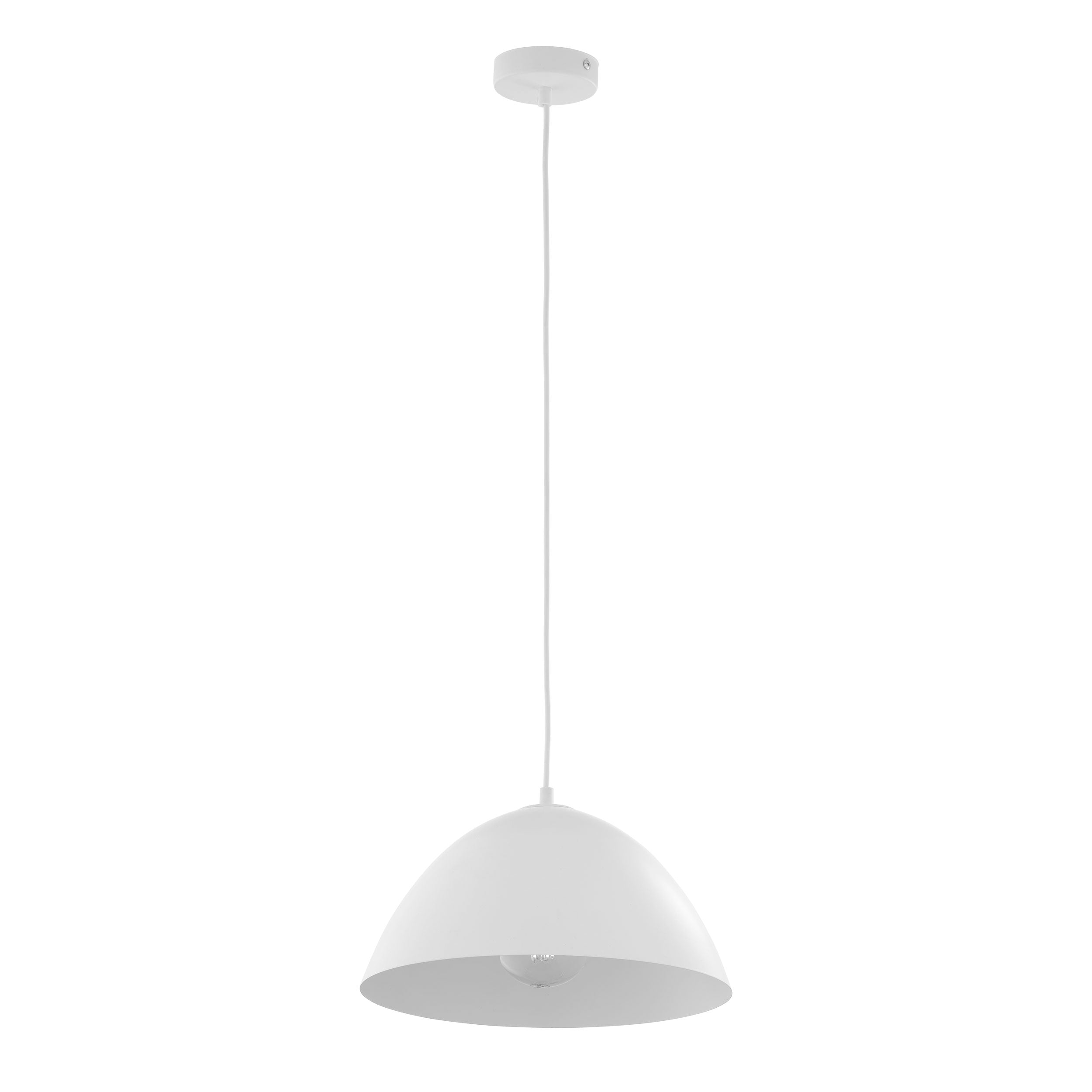 FARO White Mid-Century Modern Pendant Light M