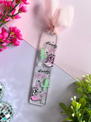 Howdy cowgirl bookmark