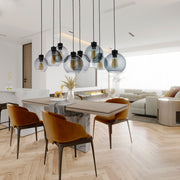 CUBUS Graphite Glass Scandinavian  Pendant Light 8