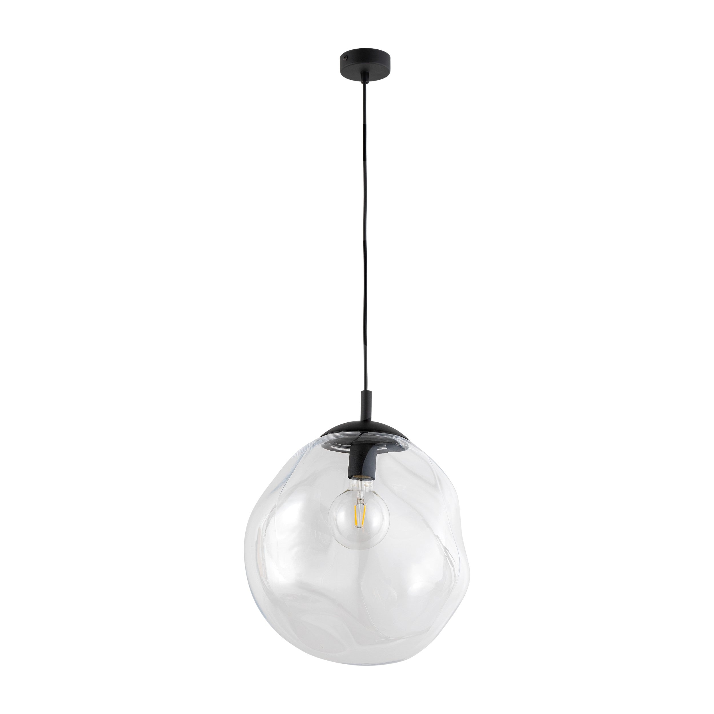 SOL Large Transparent Glass Pendant Light