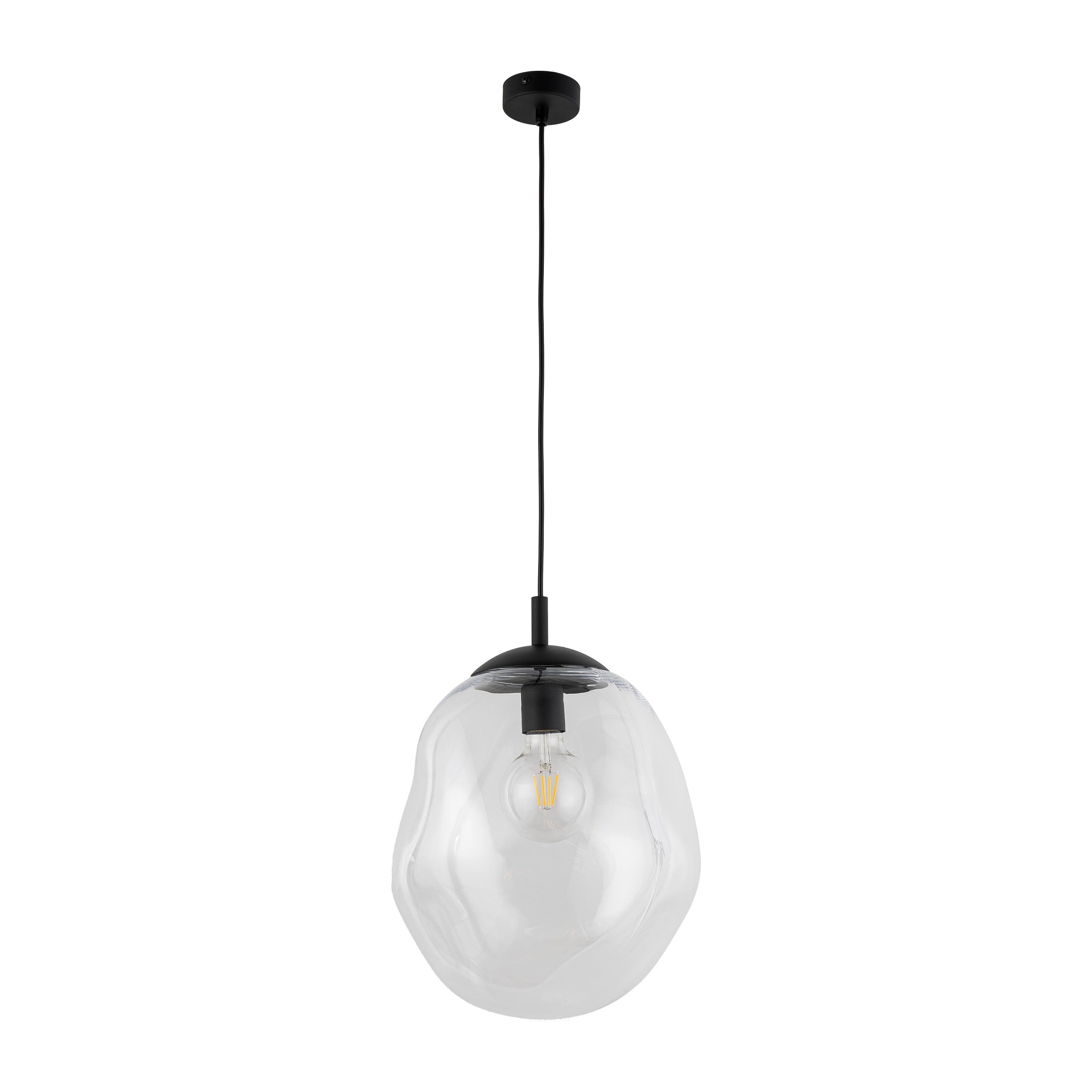 SOL Large Transparent Glass Pendant Light