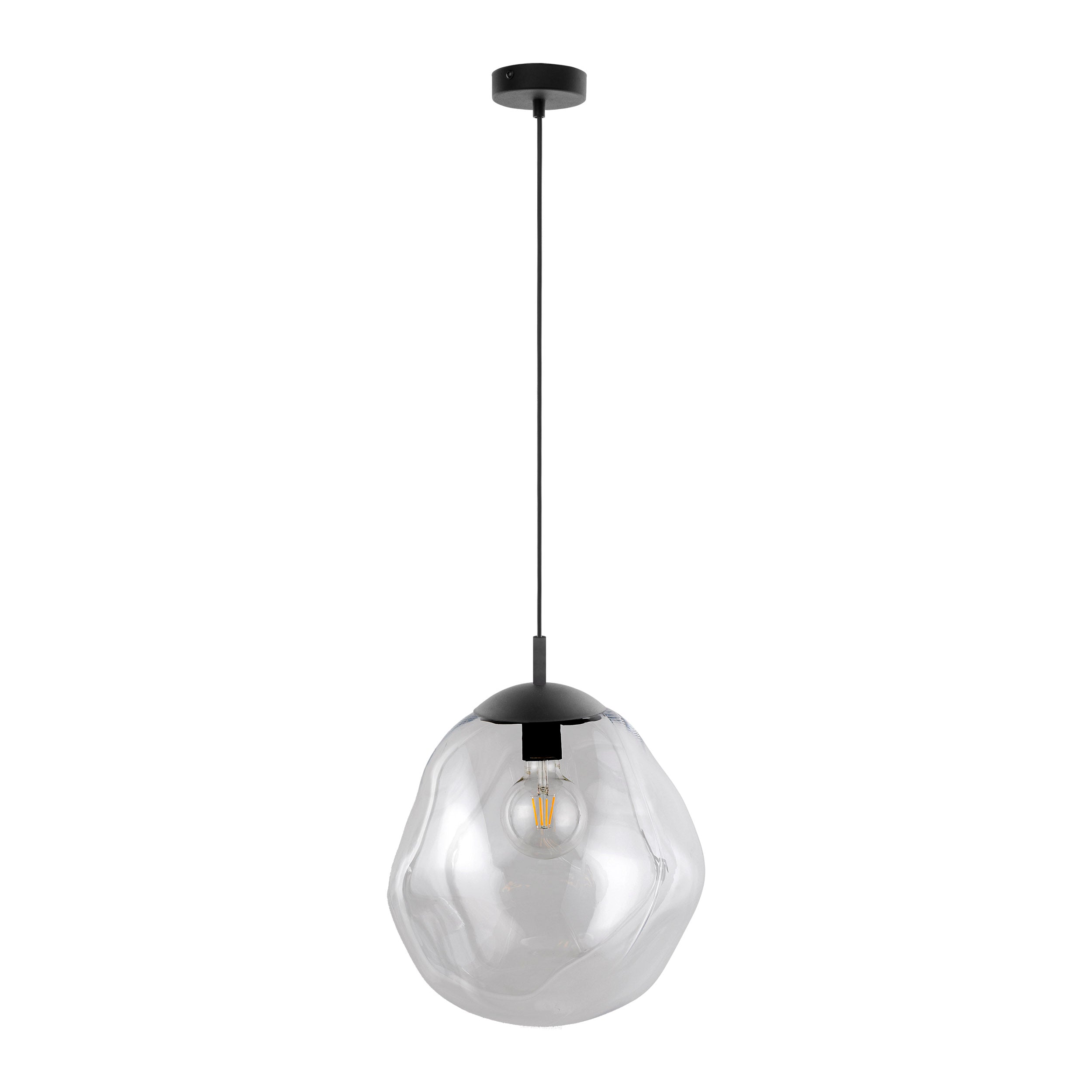 SOL Large Transparent Glass Pendant Light