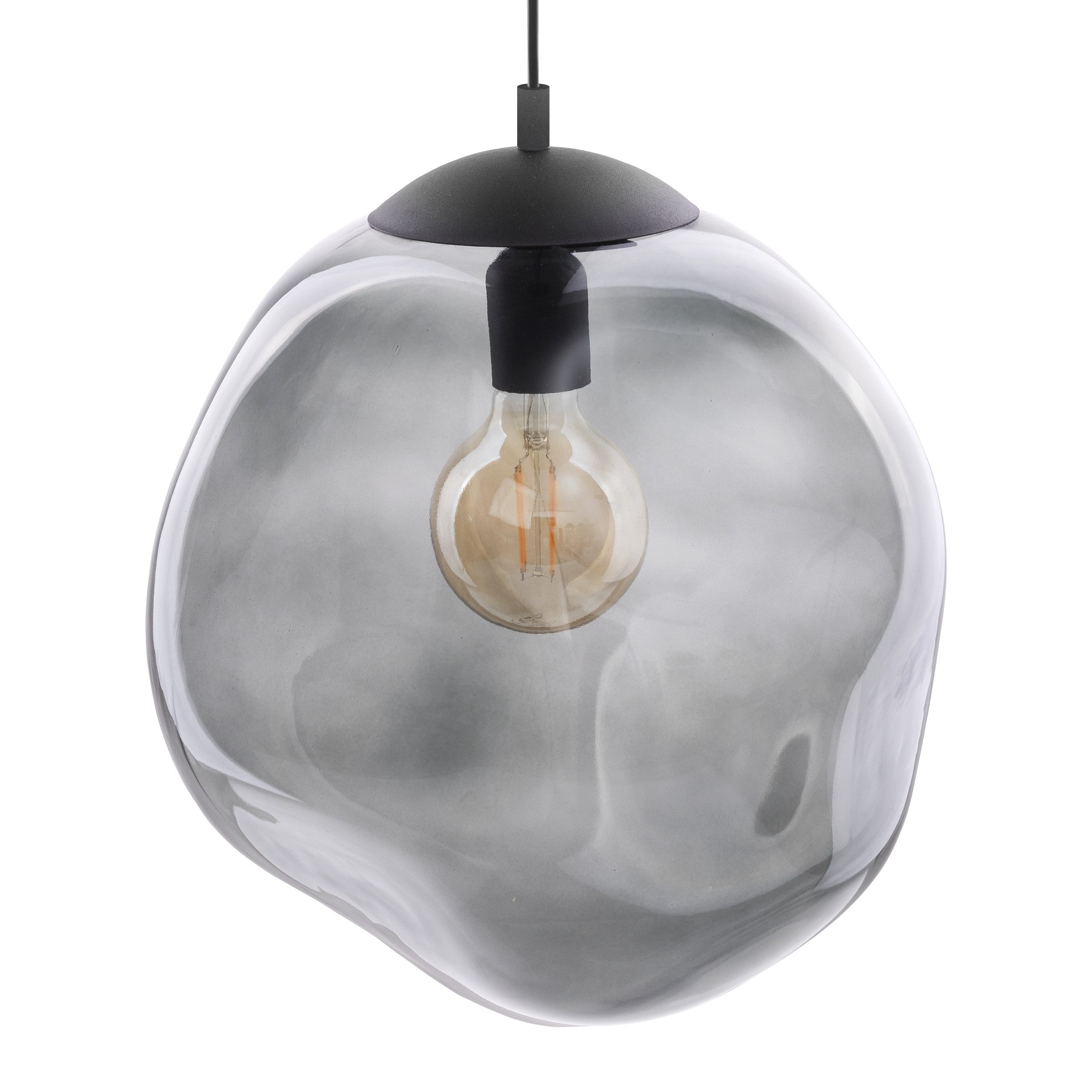 SOL Large Graphite Glass Pendant Light