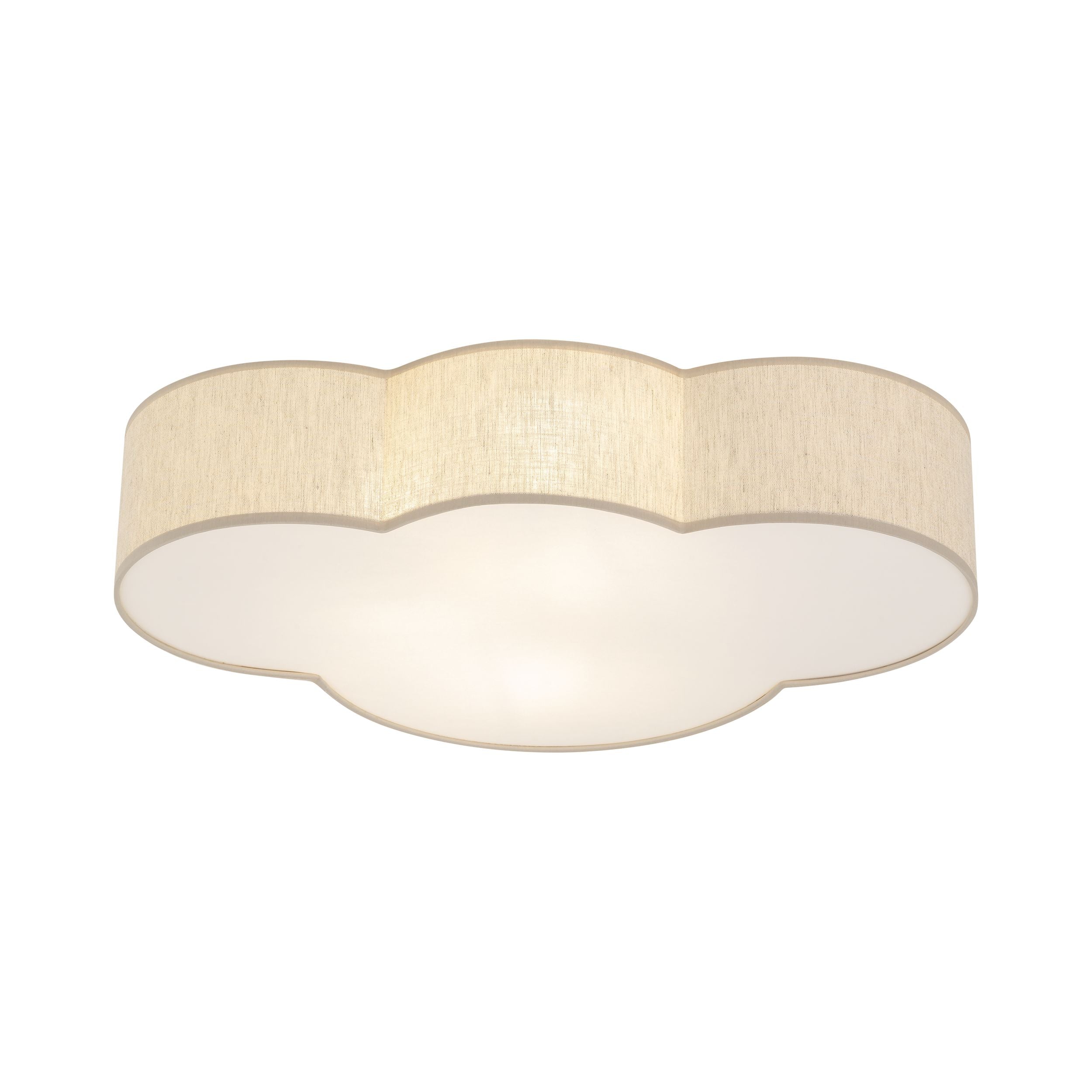 CLOUD Linen Flush Mount Light
