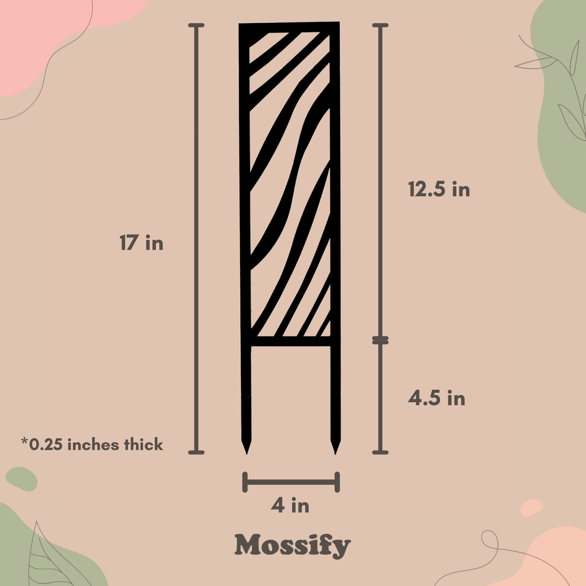 Zebra Wooden Trellis