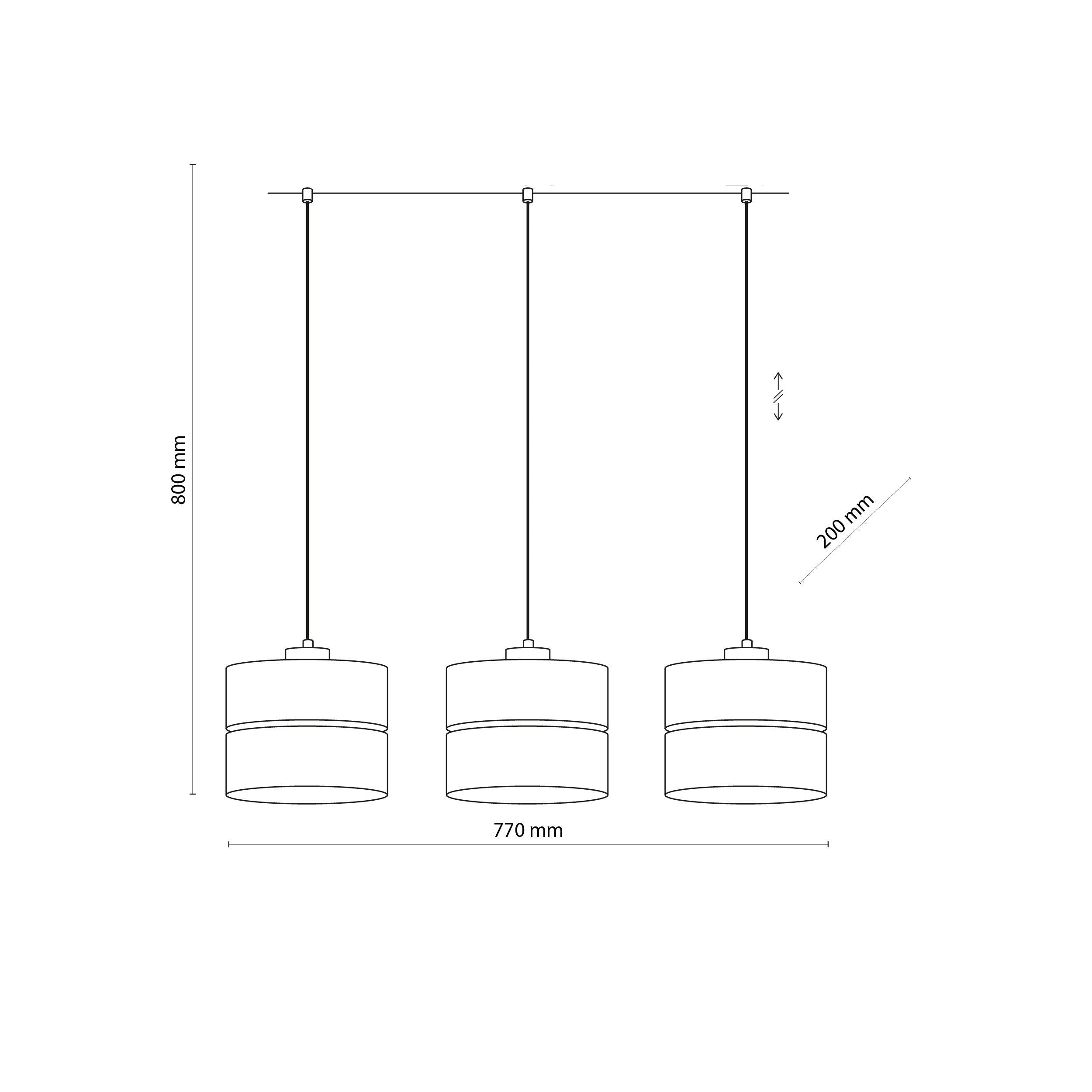 ECO Scandinavian Pendant  Light 3