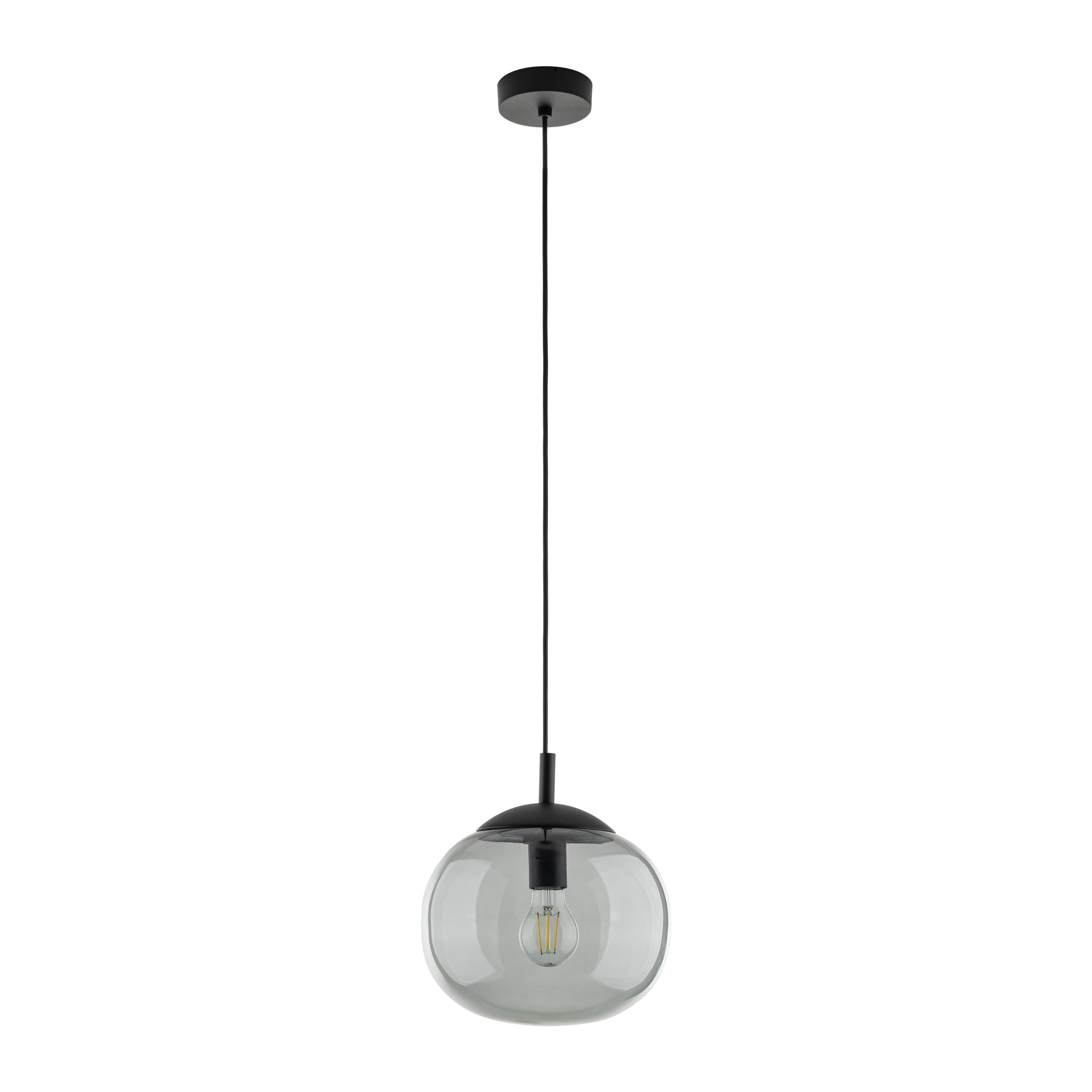 VIBE Graphite Glass Scandinavian Pendant Light