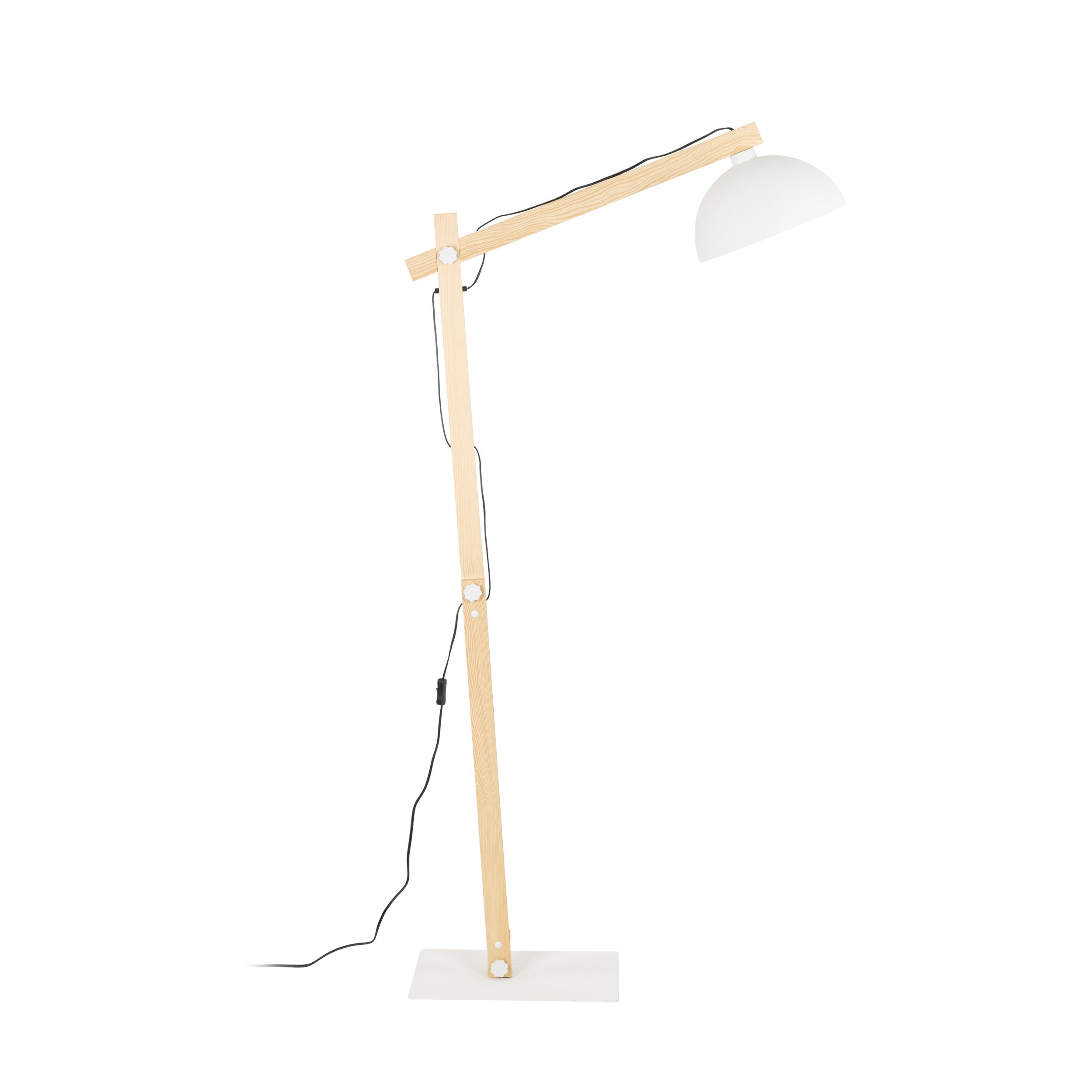 OSLO White Scandinavian Floor Lamp