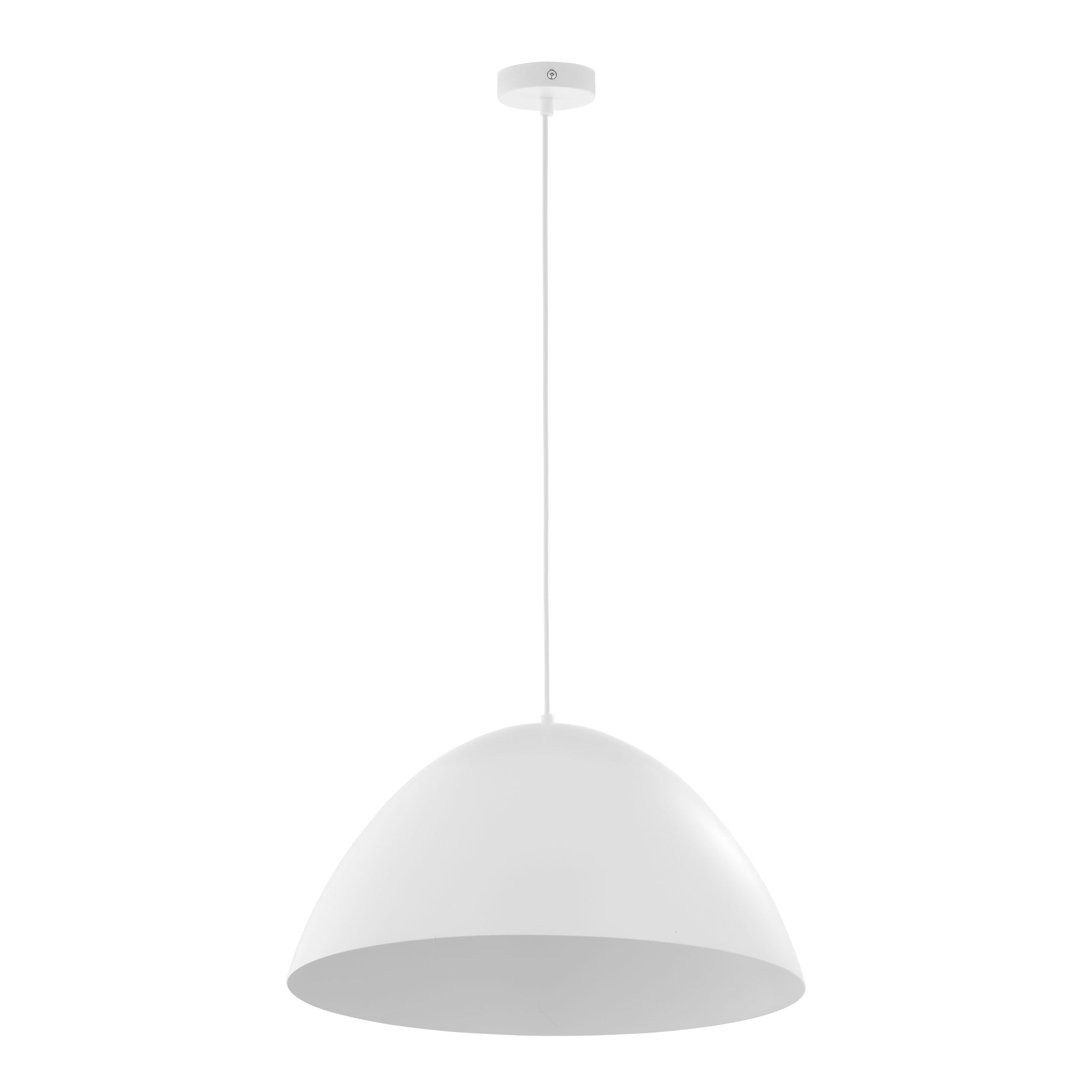 FARO White Mid-Century Modern Pendant Light L