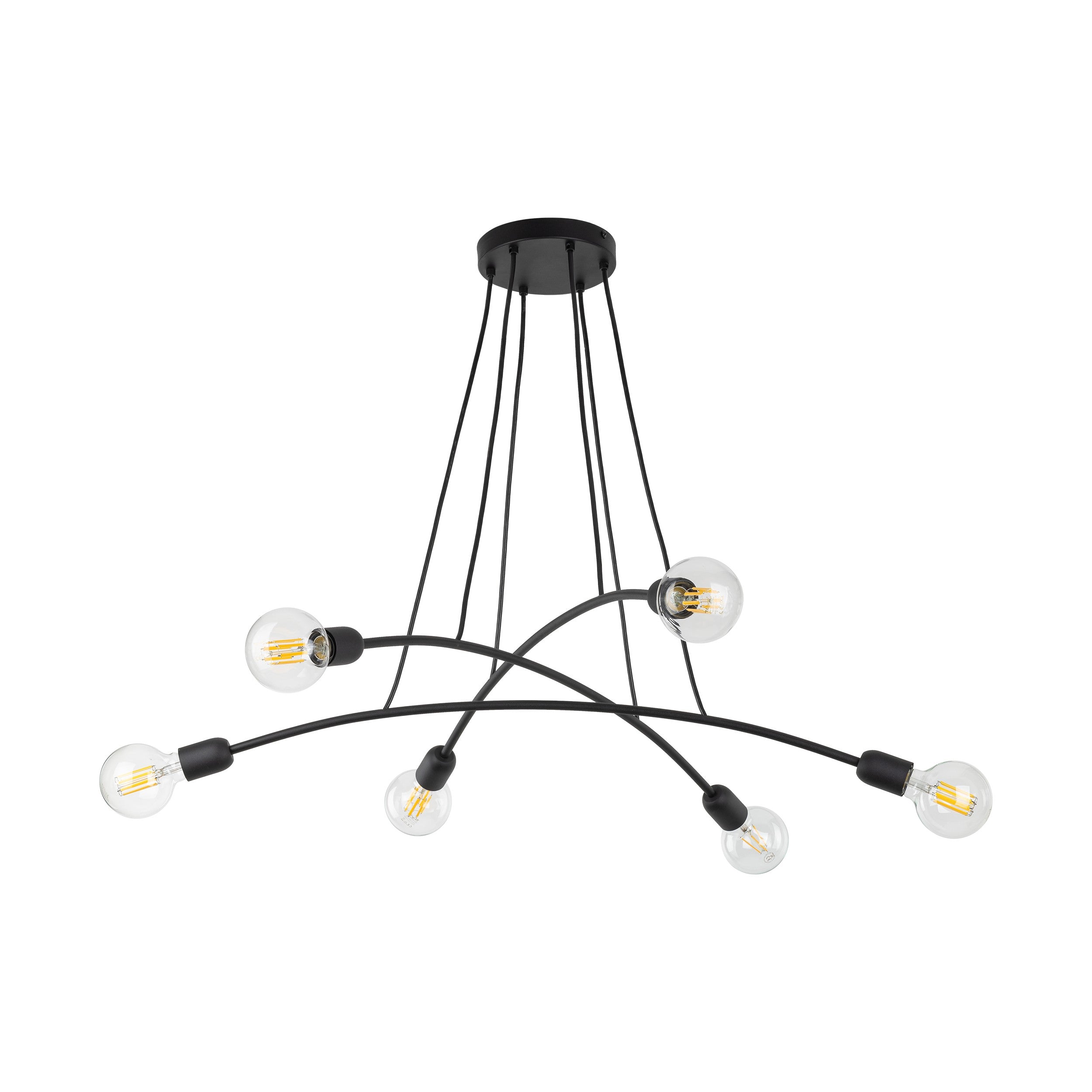 HELIX Black Minimalist Pendant Light 6