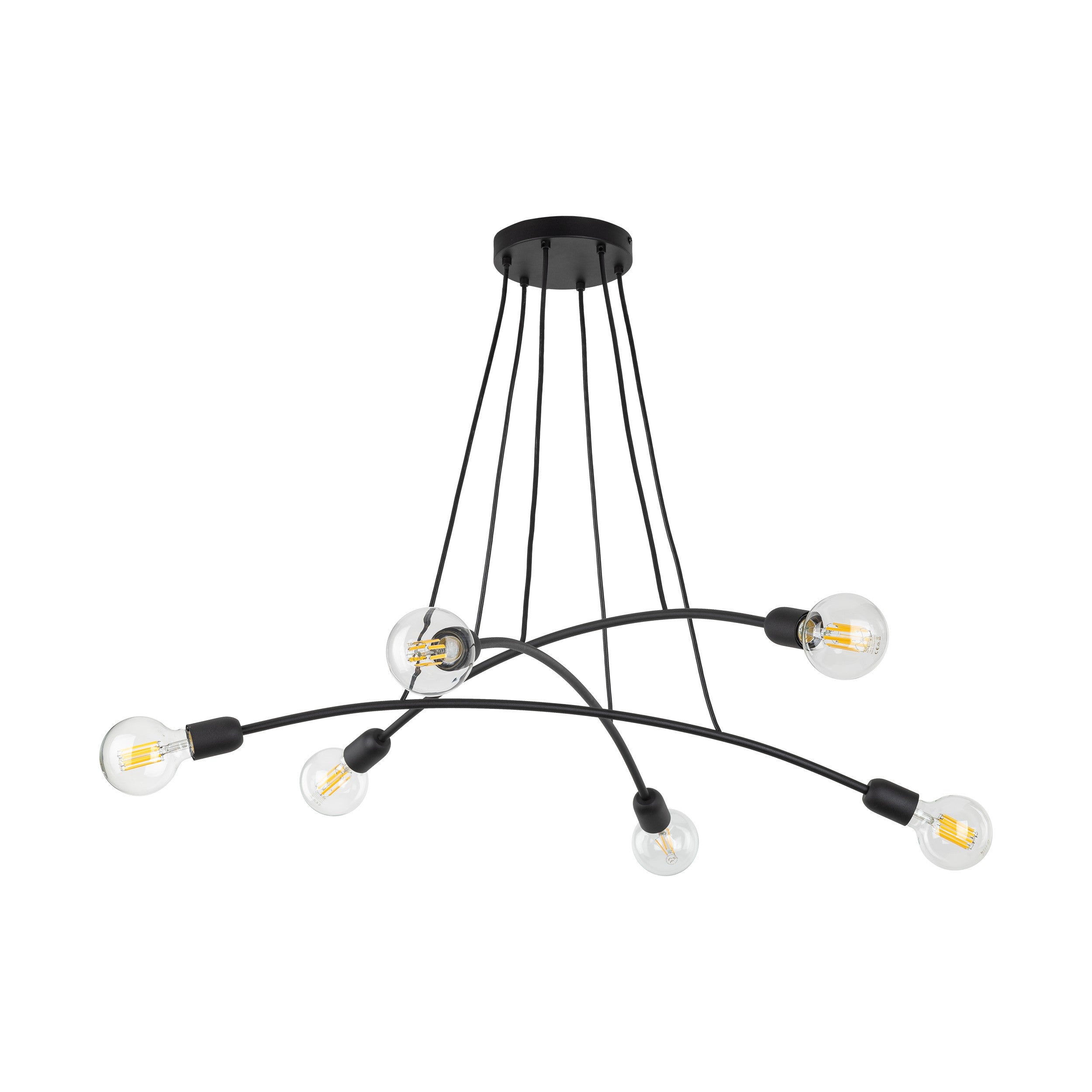 HELIX Black Minimalist Pendant Light 6