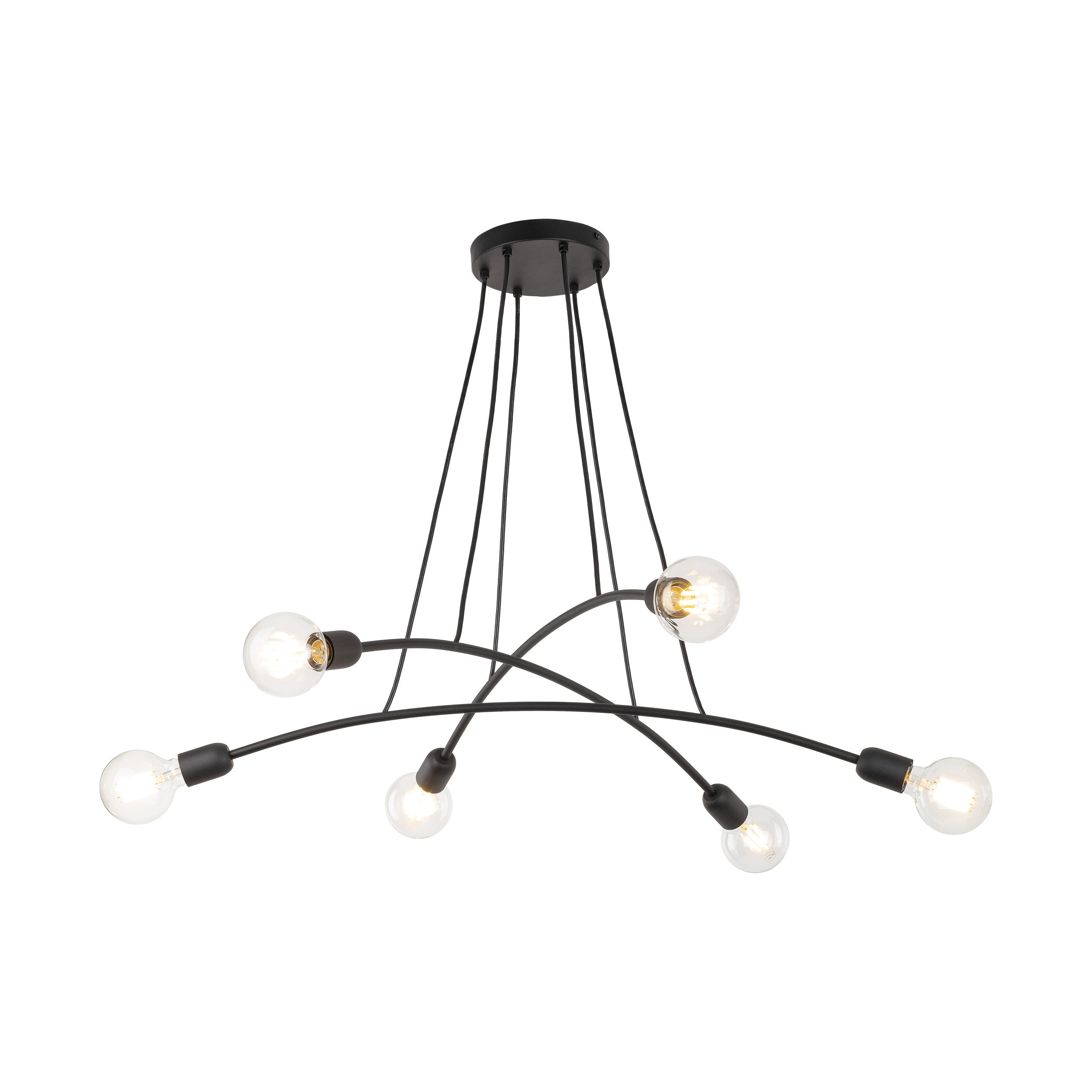 HELIX Black Minimalist Pendant Light 6