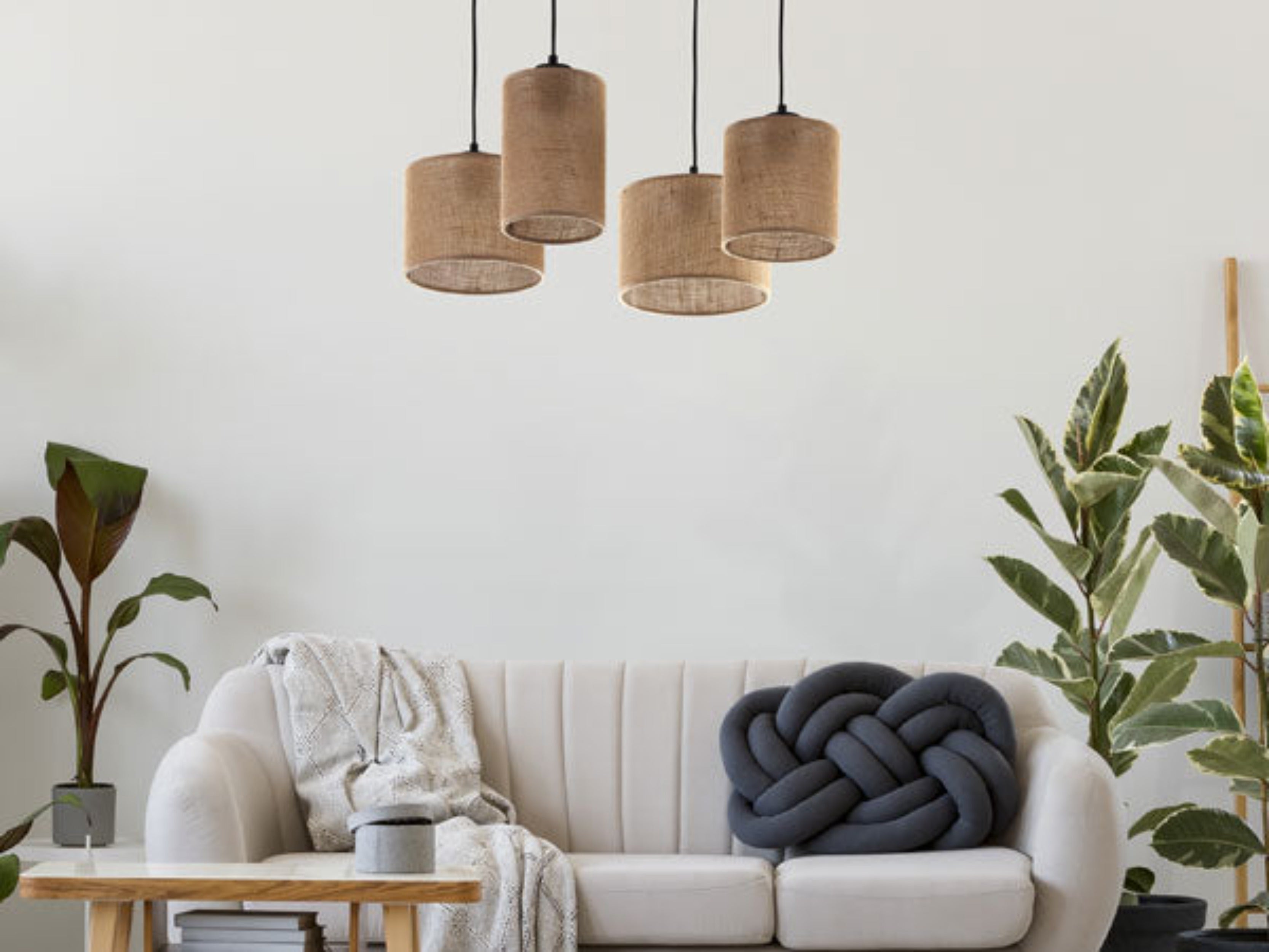 JUTE Natural Pendant  Light 4