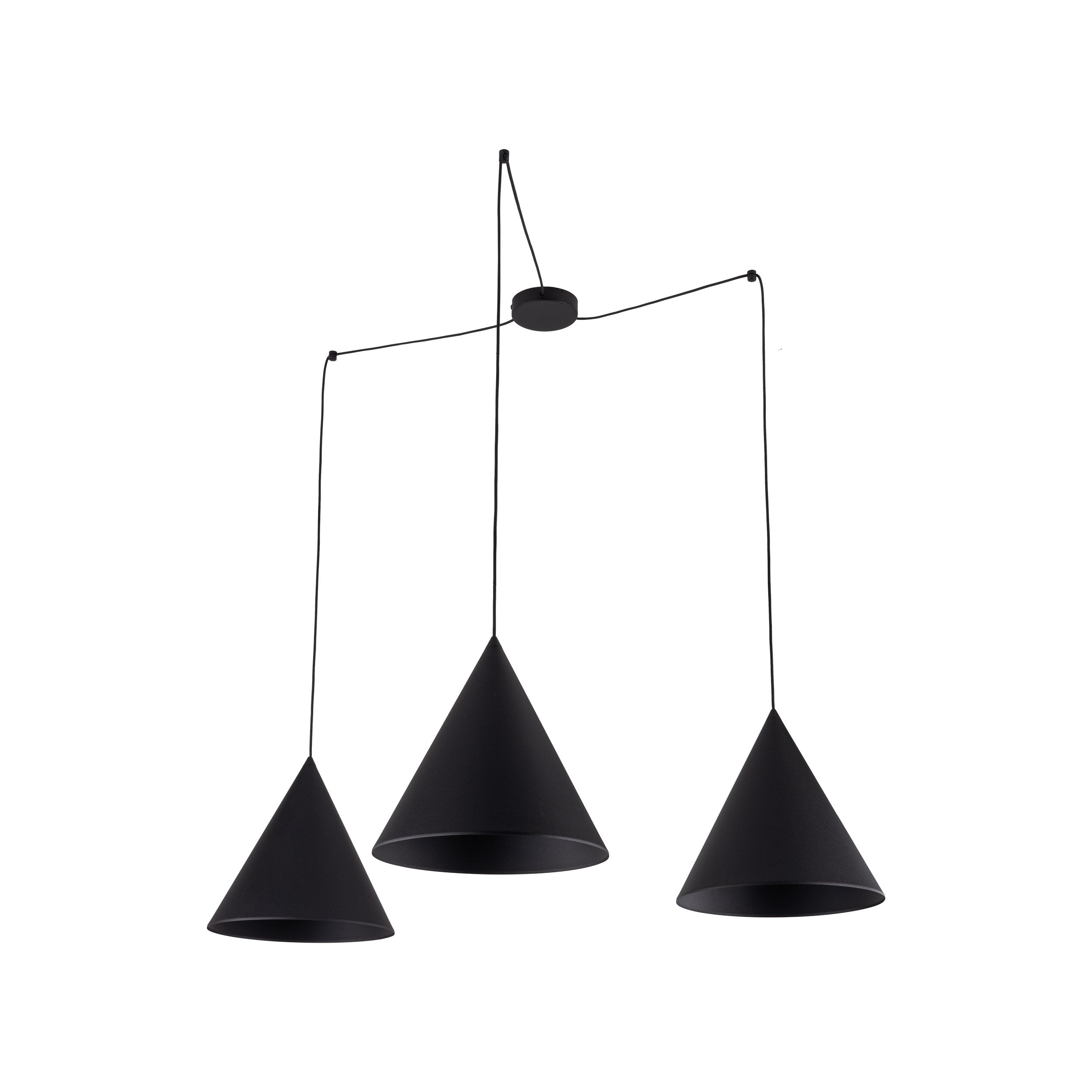 CONO Black Modern Minimalist  Suspension Light 3