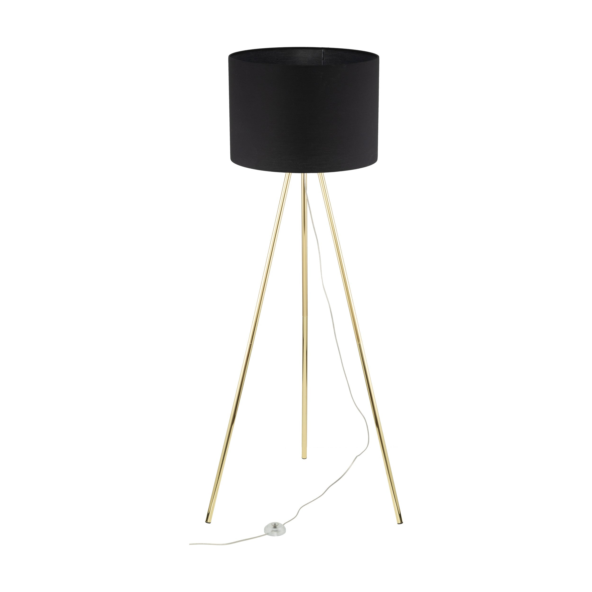 UMBERTO Black Modern  Floor Lamp