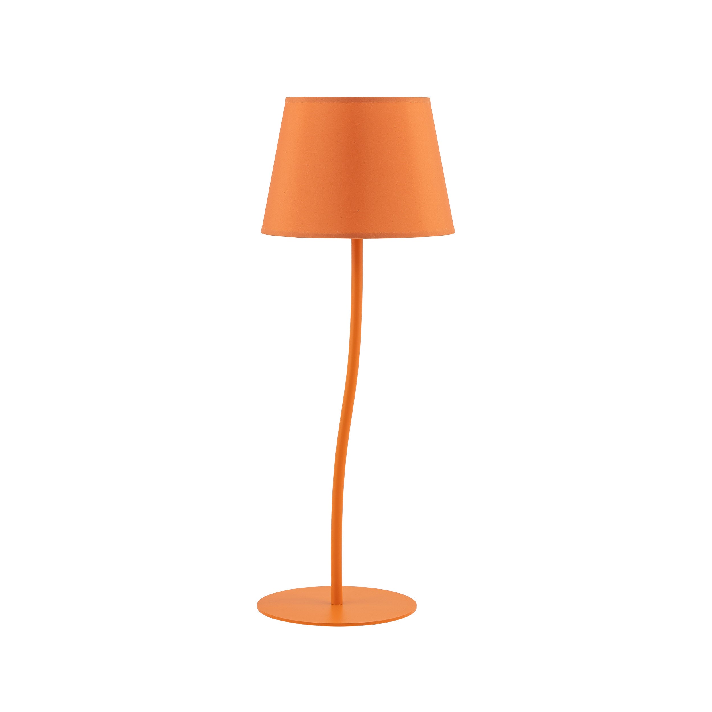 NICOLA Orange Mid-Century Modern Night Lamp