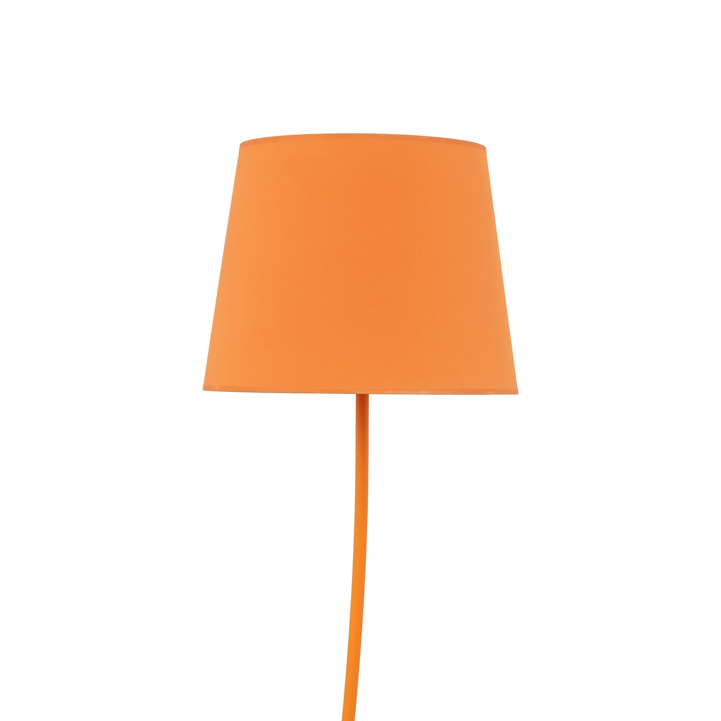 NICOLA Orange Mid-Century Modern Floor Lamp
