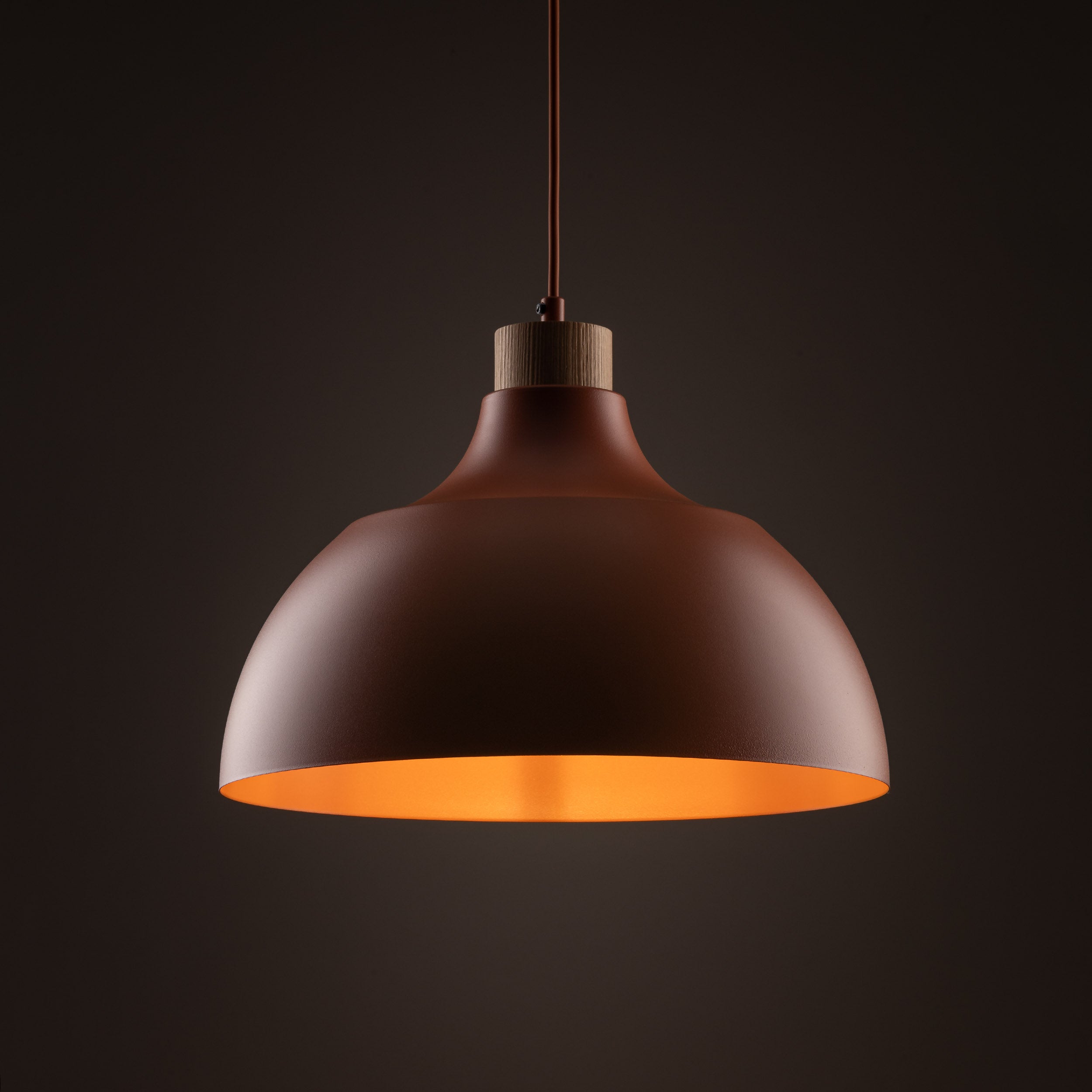 CAP Brick Red Scandinavian Pendant Lamp