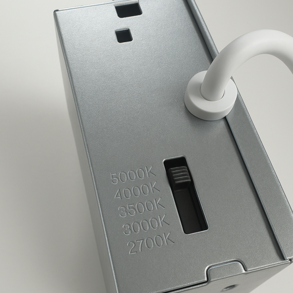 6" Slim LED Pot Light – 5CCT Selectable | IC Rated + Junction Box