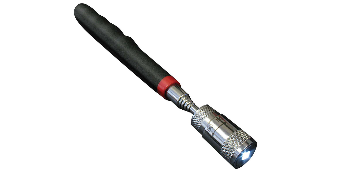 ROK - 8 LB MAGNETIC PICK-UP TOOL- WITH LED