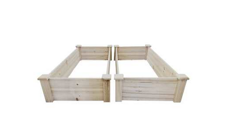 WOODEN RAISED BED