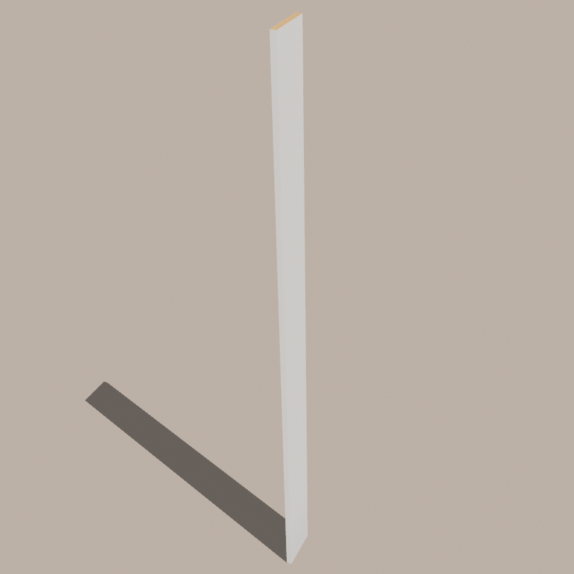 Door Jamb Moulding – Paulownia Interior Door Frame Trim, Pre-Primed and Ready for Finish